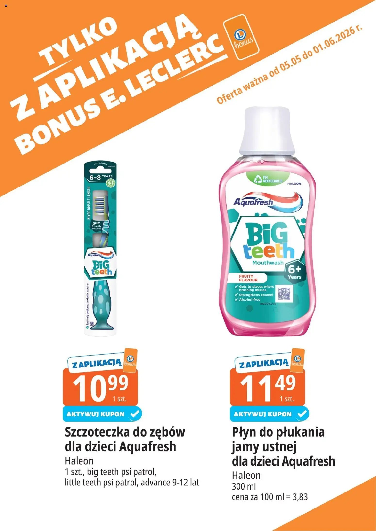 E.Leclerc gazetka - Zamość kupony dodatkowe