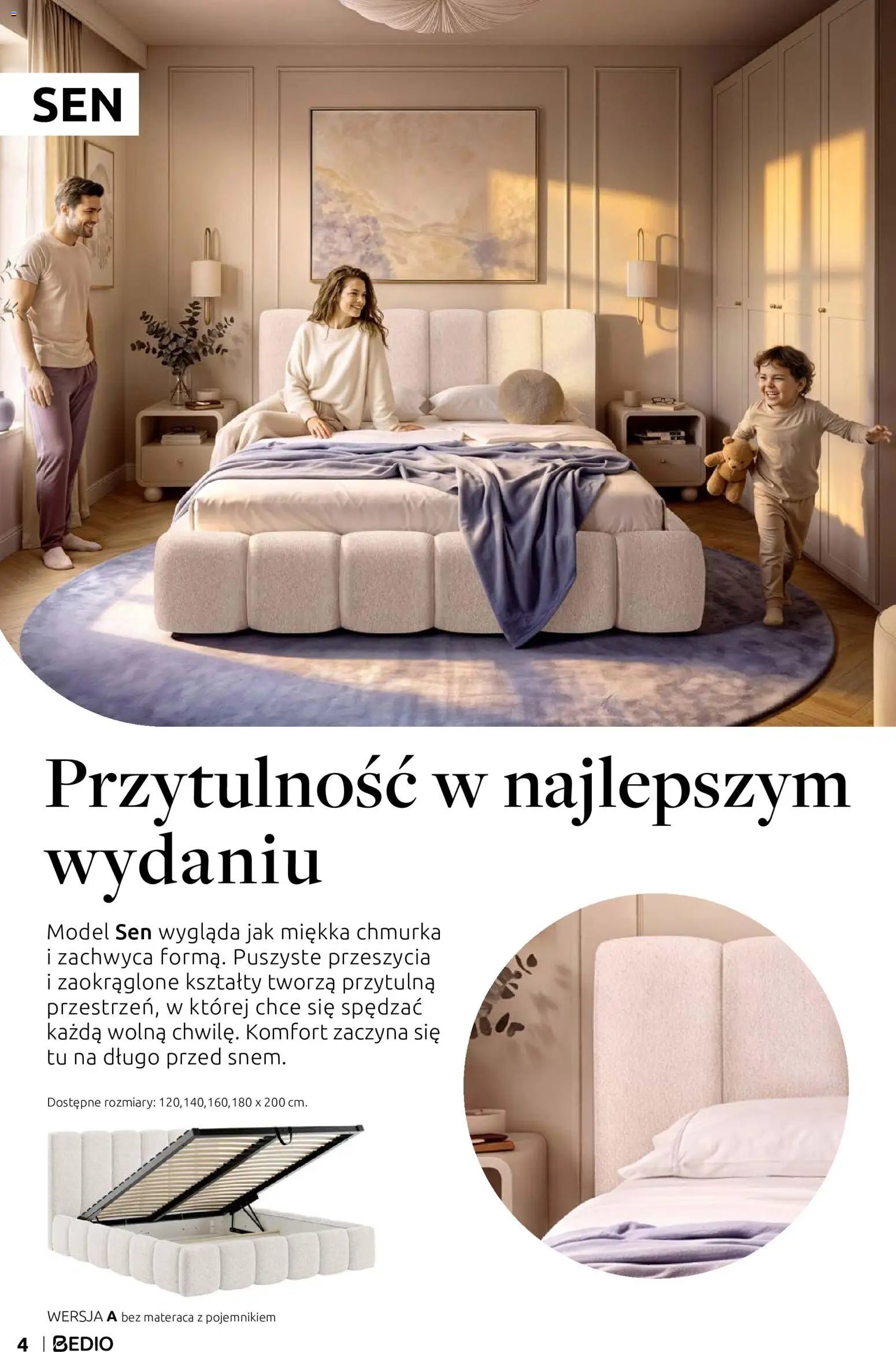 Black Red White promocje - Łóżka i materace BEDIO