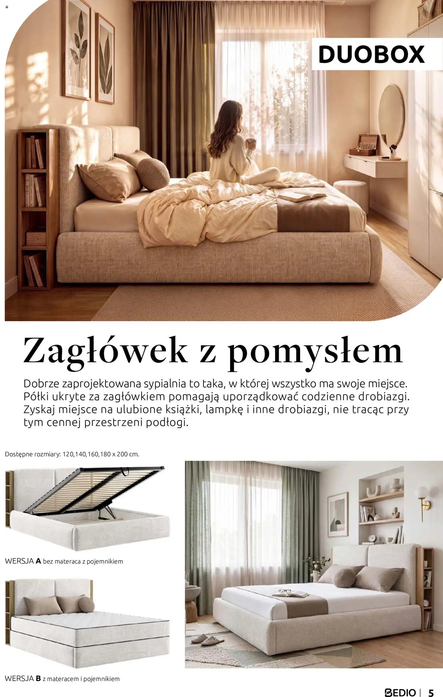 Black Red White promocje - Łóżka i materace BEDIO