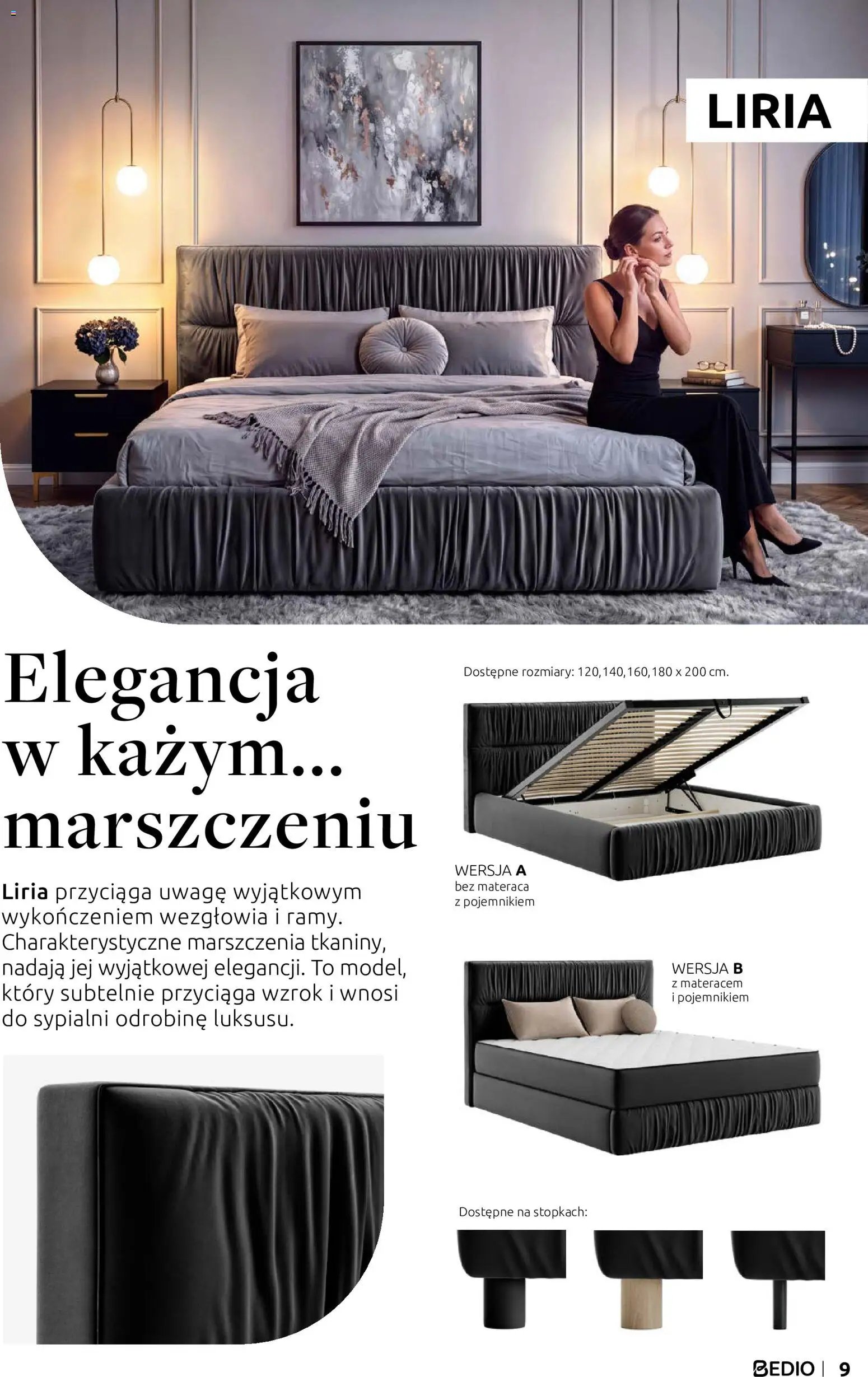 Black Red White promocje - Łóżka i materace BEDIO