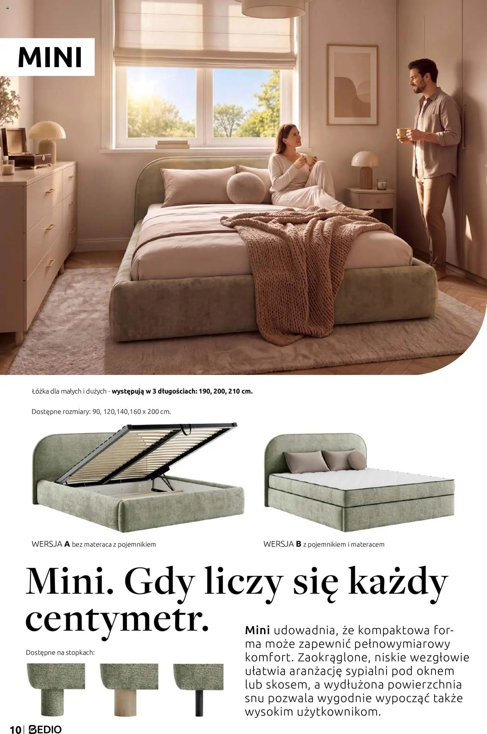 Black Red White promocje - Łóżka i materace BEDIO