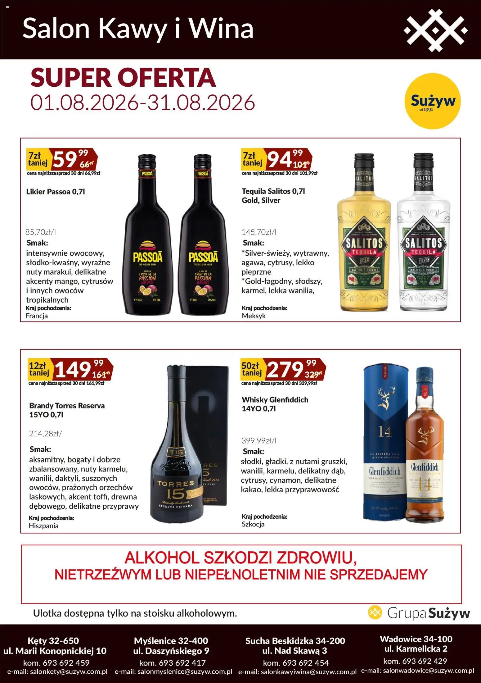 Sużyw gazetka - Salon kawy i wina