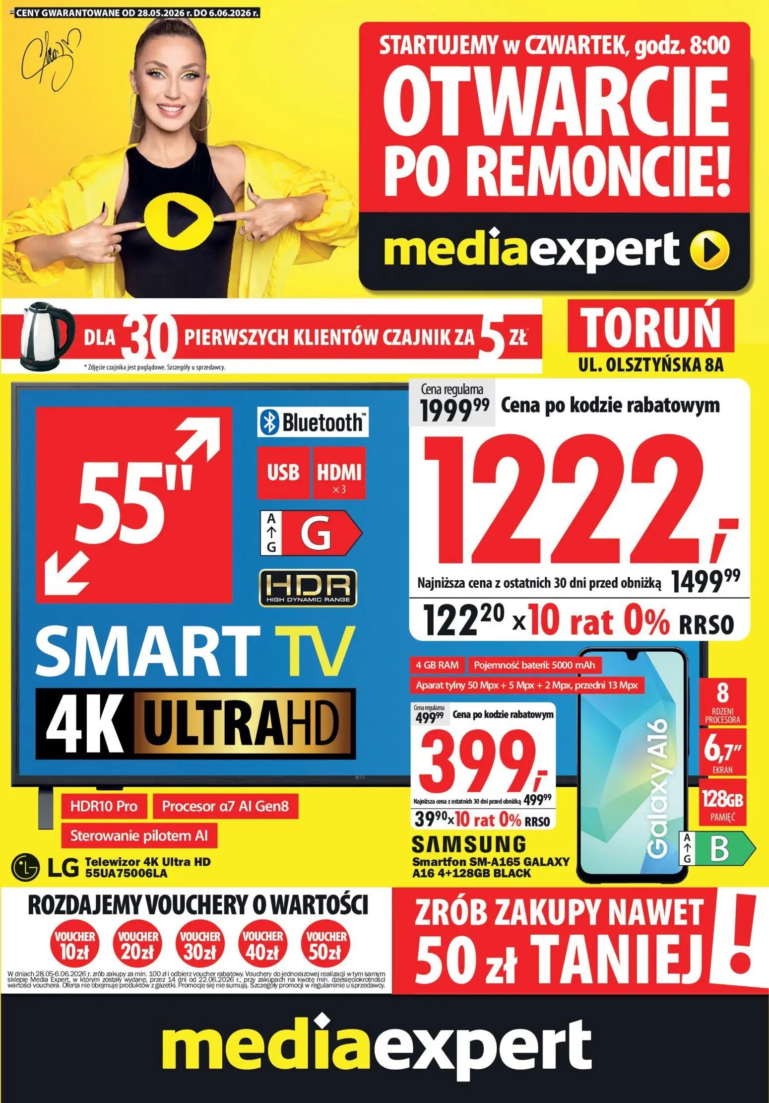 Mediaexpert promocje - Otwarcie po remoncie Toruń