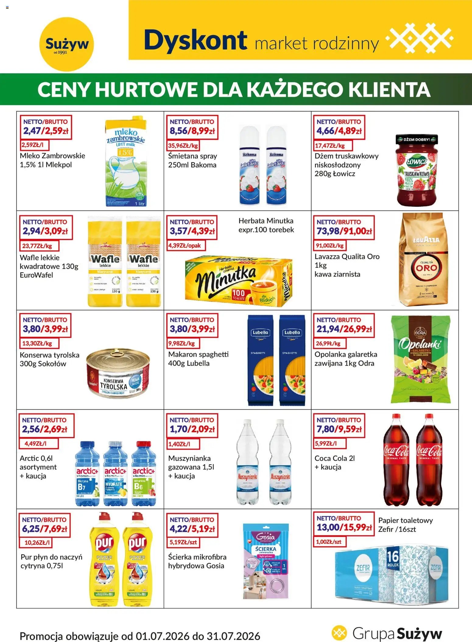 Sużyw gazetka - Dyskont