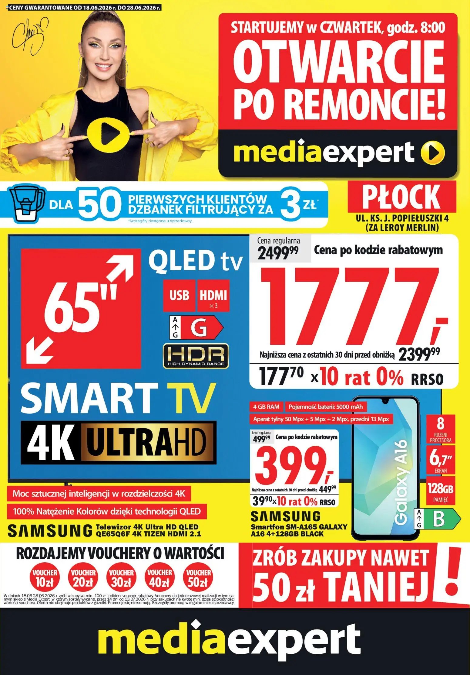 Mediaexpert promocje - Otwarcie po remoncie Płock