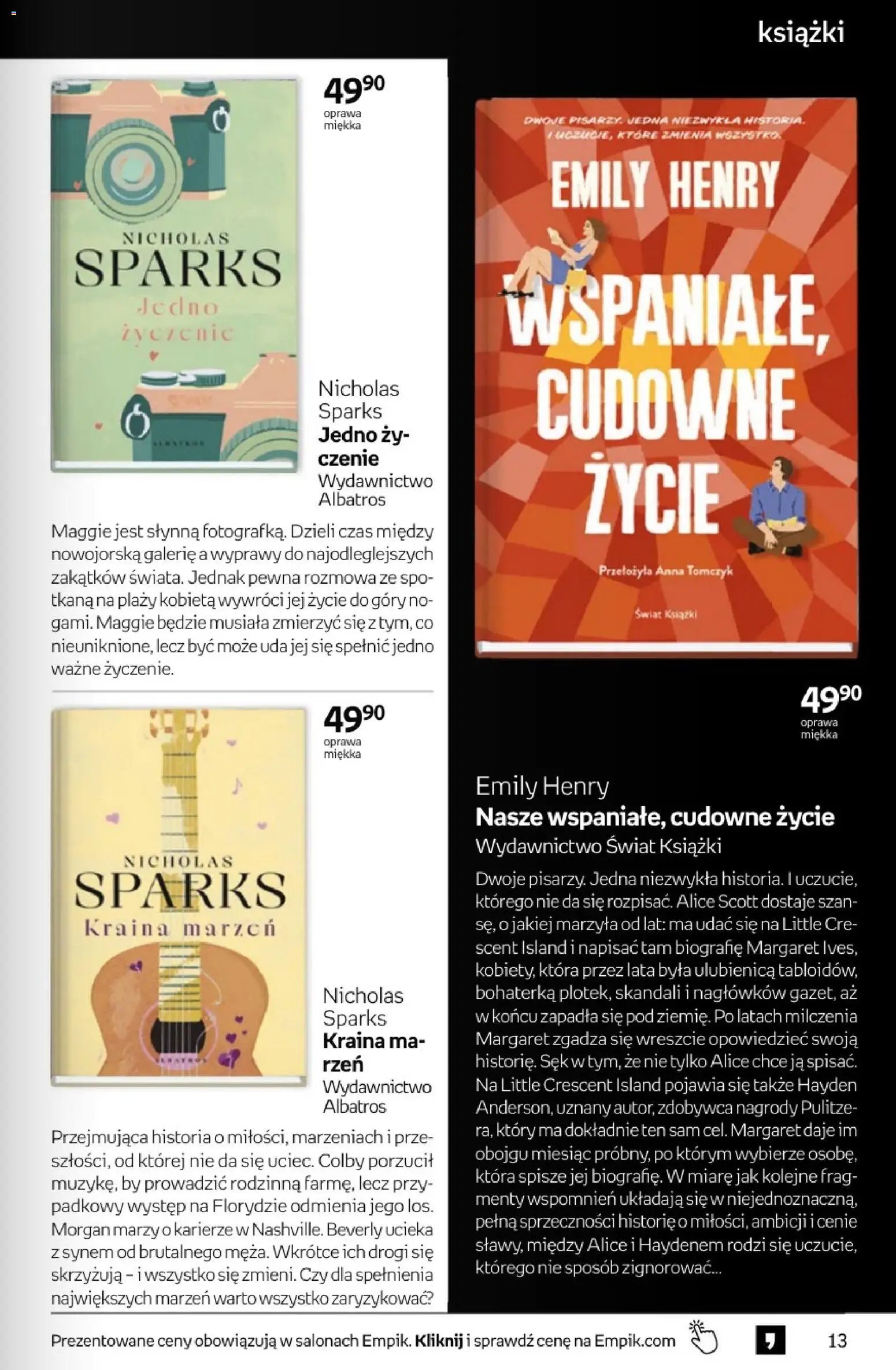 Empik promocje - Tom kultury Książki