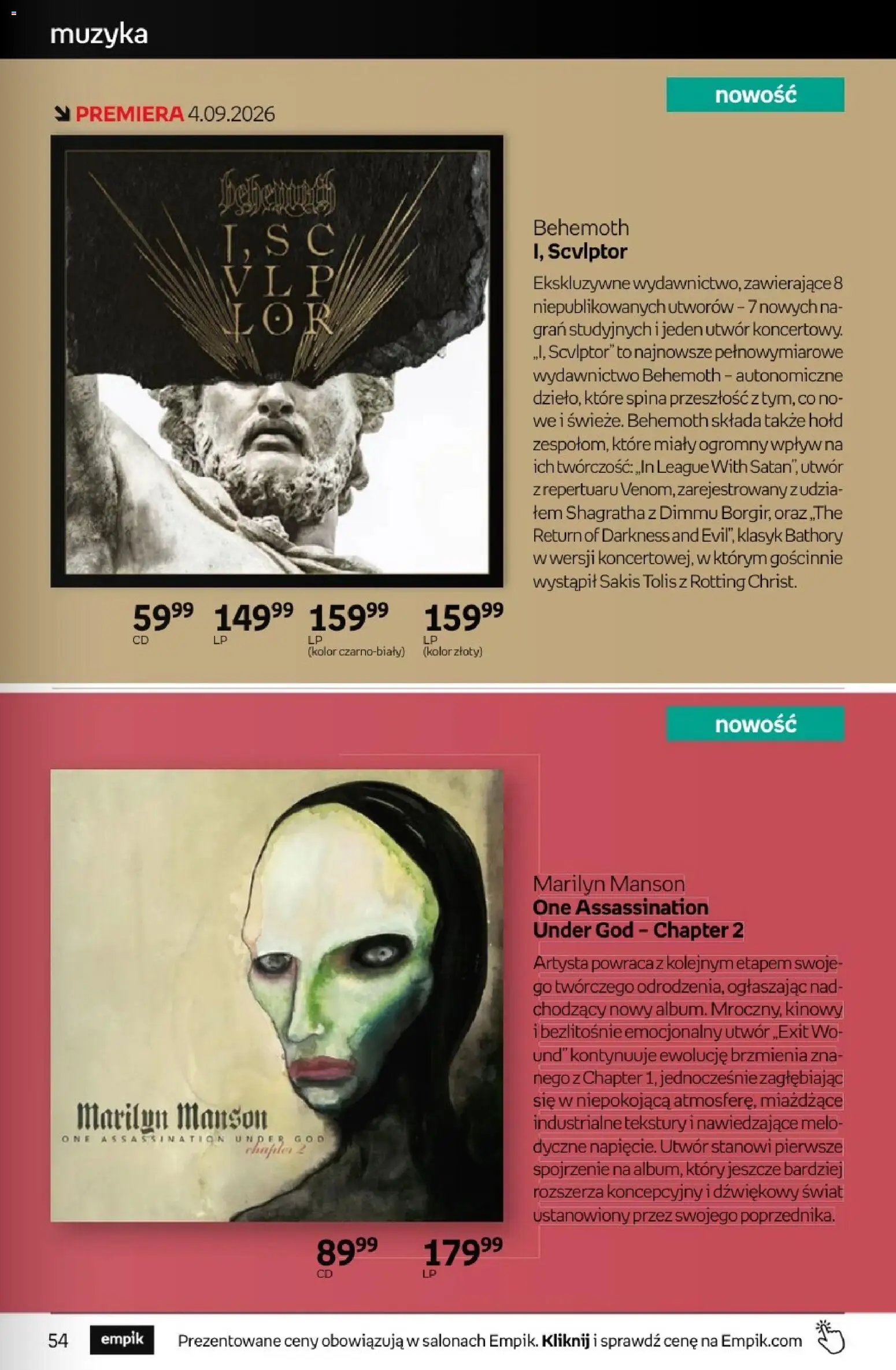Empik promocje - Tom kultury Muzyka