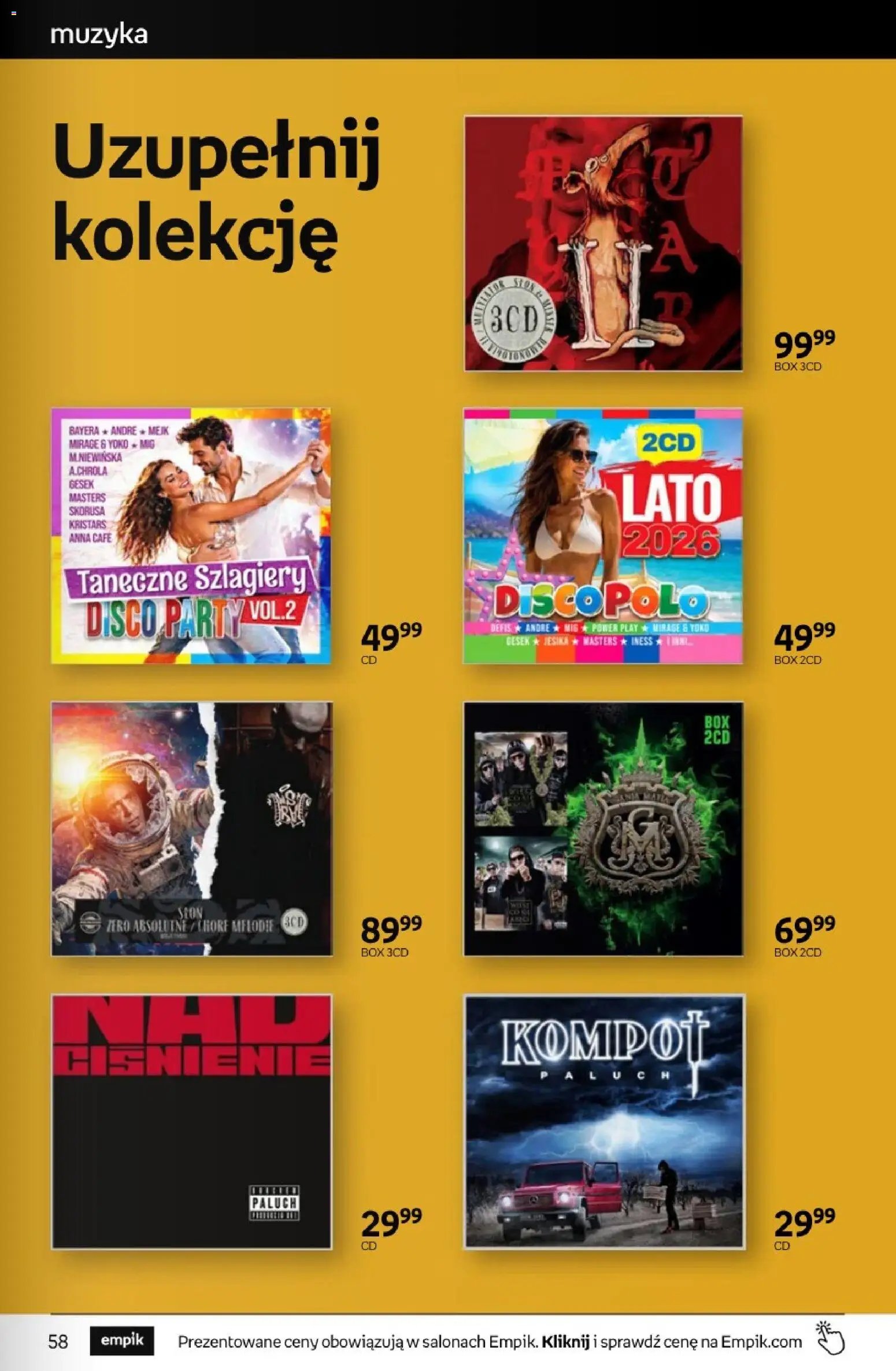 Empik promocje - Tom kultury Muzyka