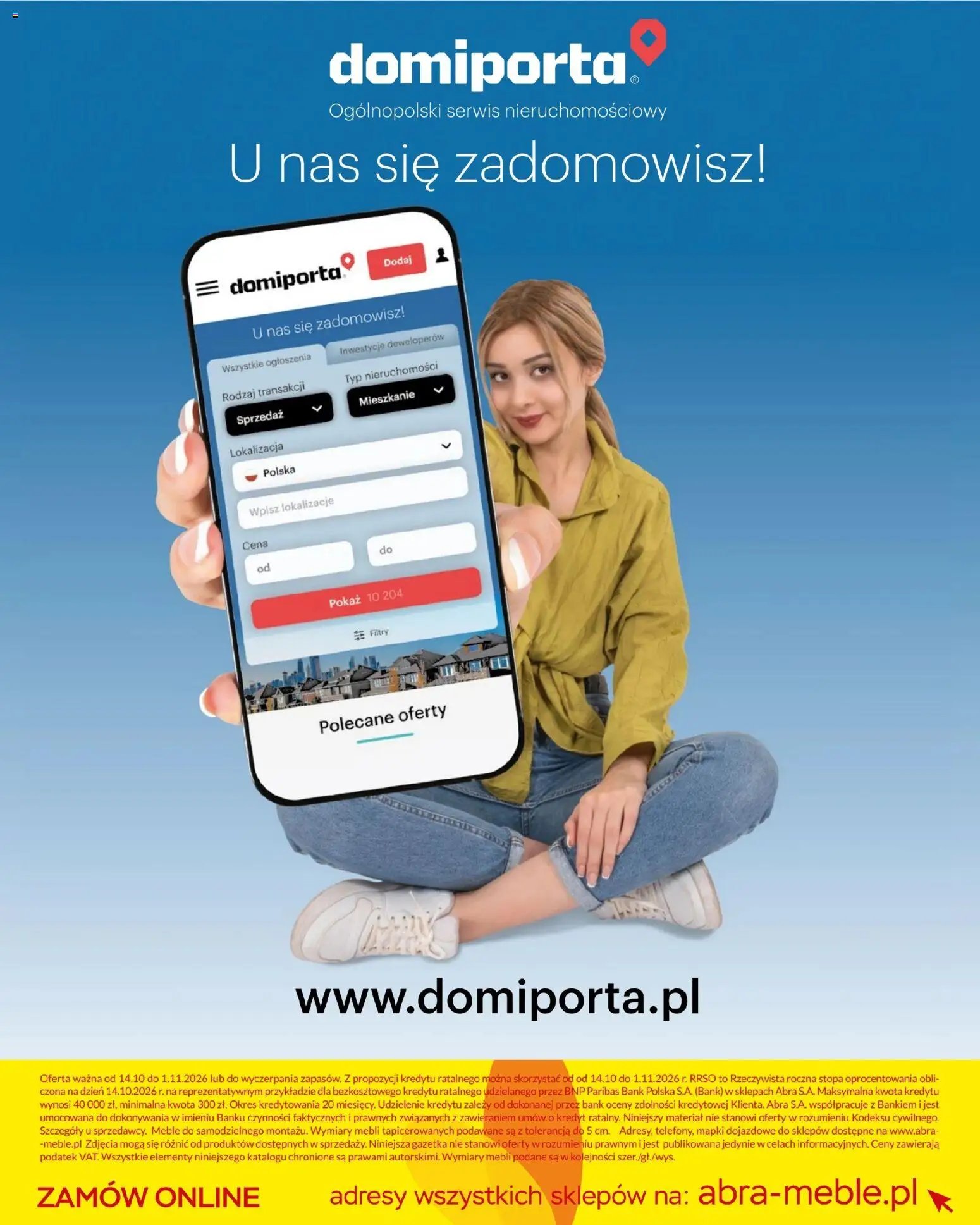Abra meble gazetka