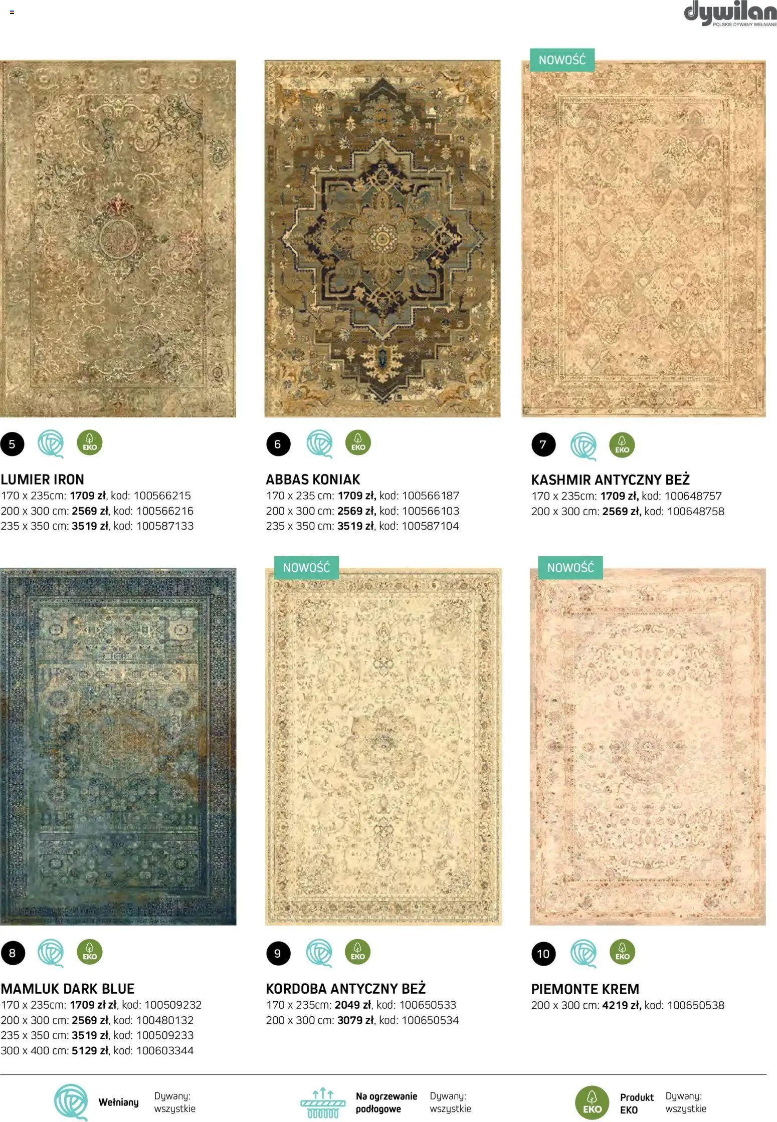 Komfort gazetka - Katalog dywanów