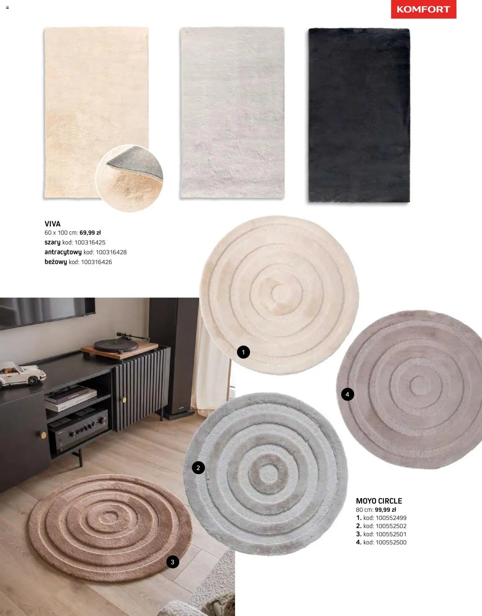 Komfort gazetka - Katalog dywanów