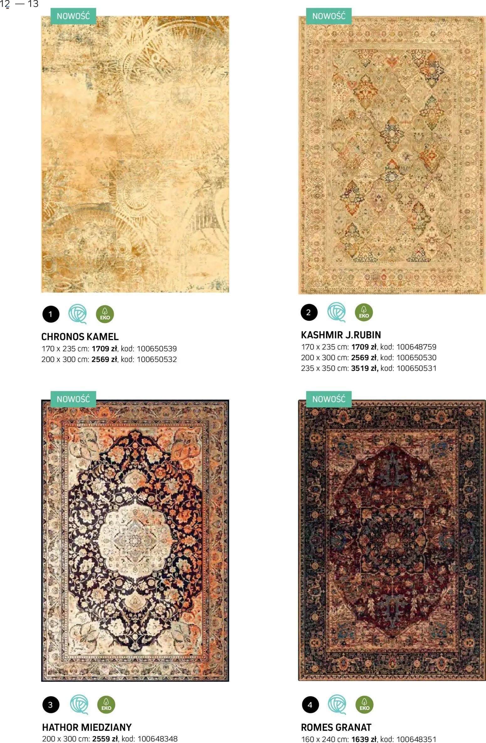 Komfort gazetka - Katalog dywanów