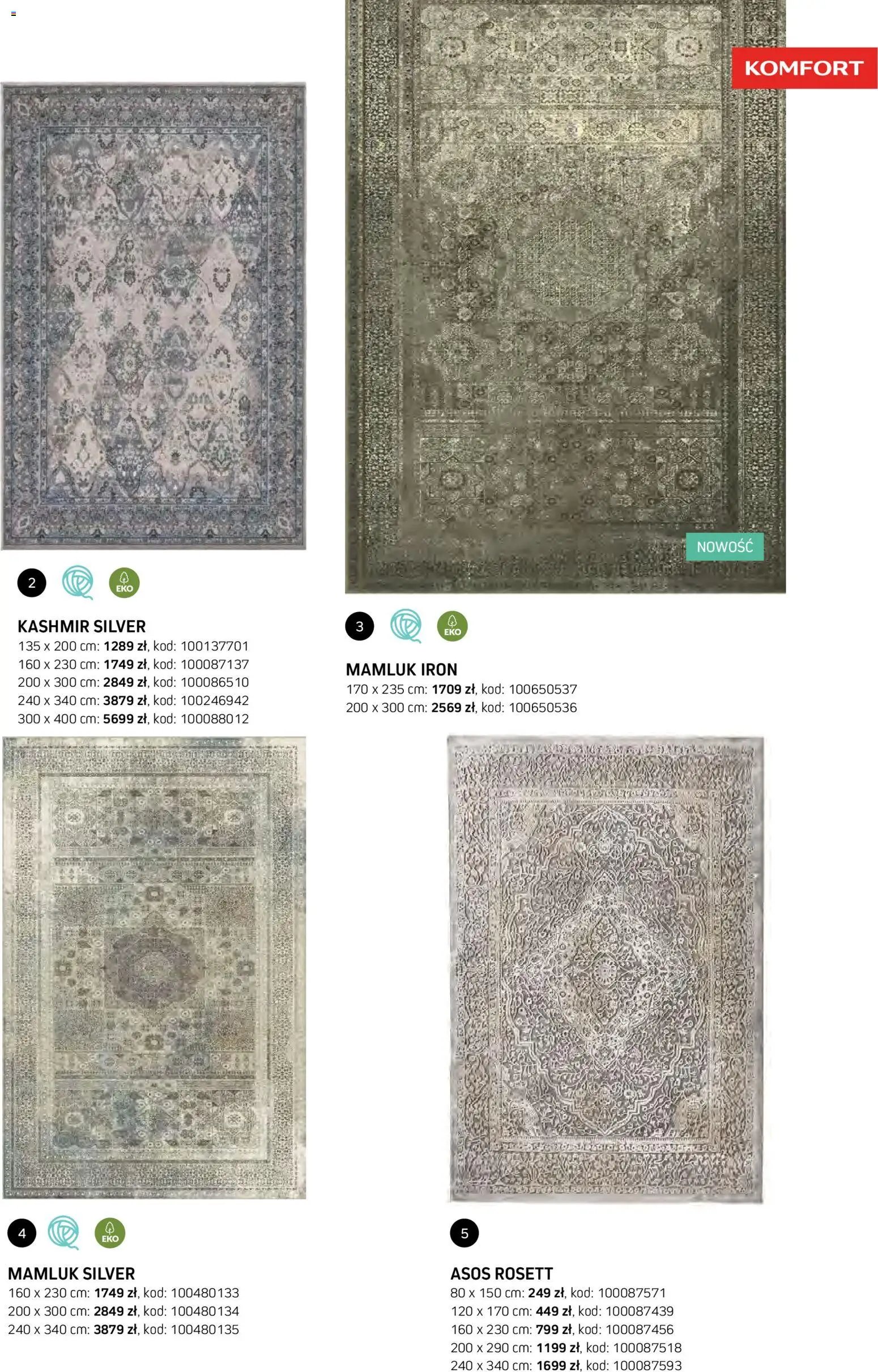 Komfort gazetka - Katalog dywanów