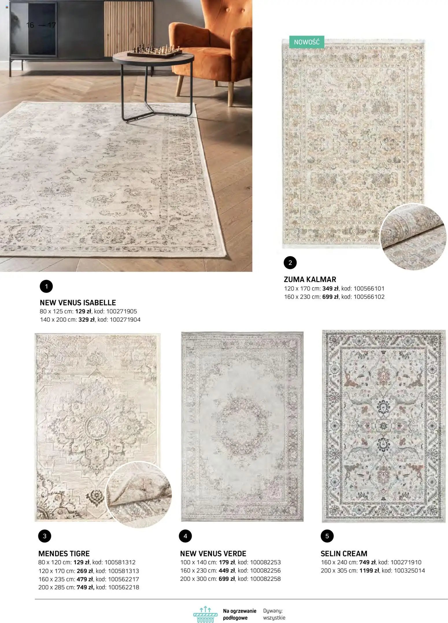 Komfort gazetka - Katalog dywanów