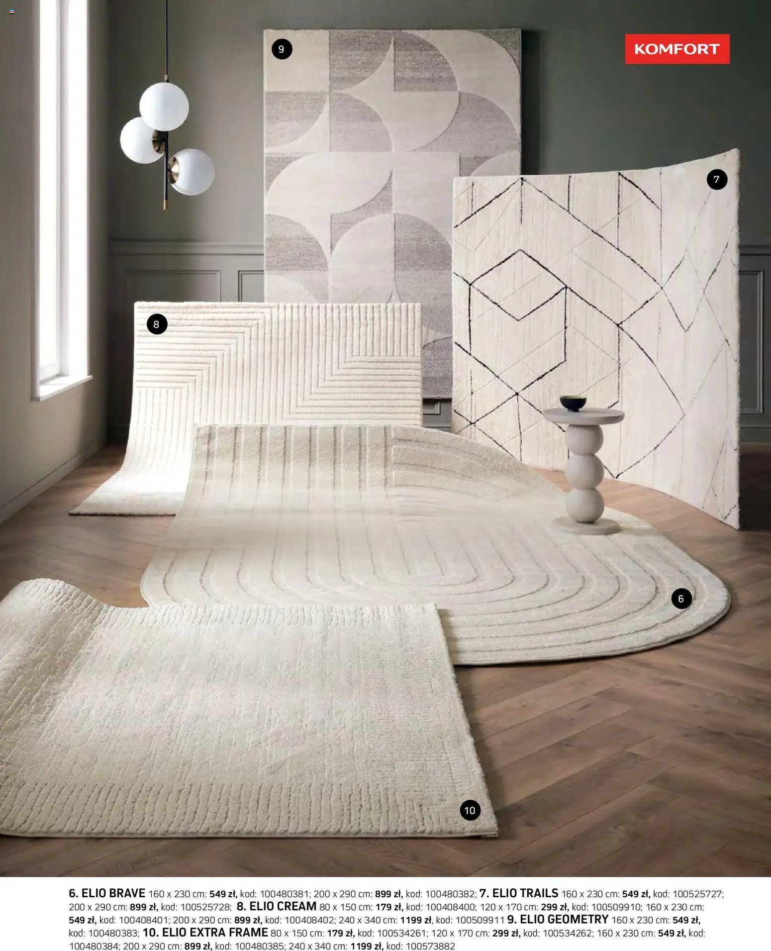 Komfort gazetka - Katalog dywanów