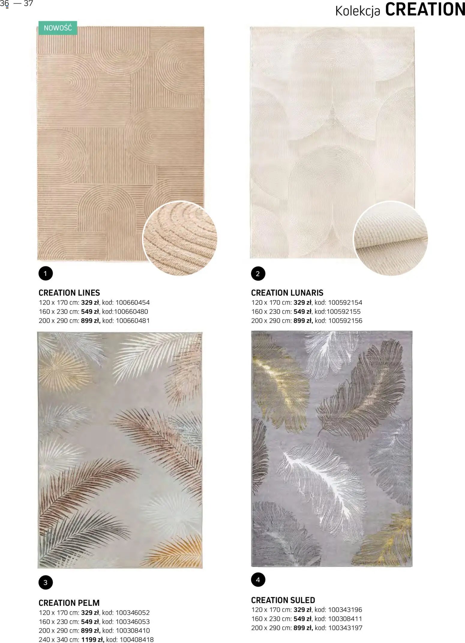 Komfort gazetka - Katalog dywanów