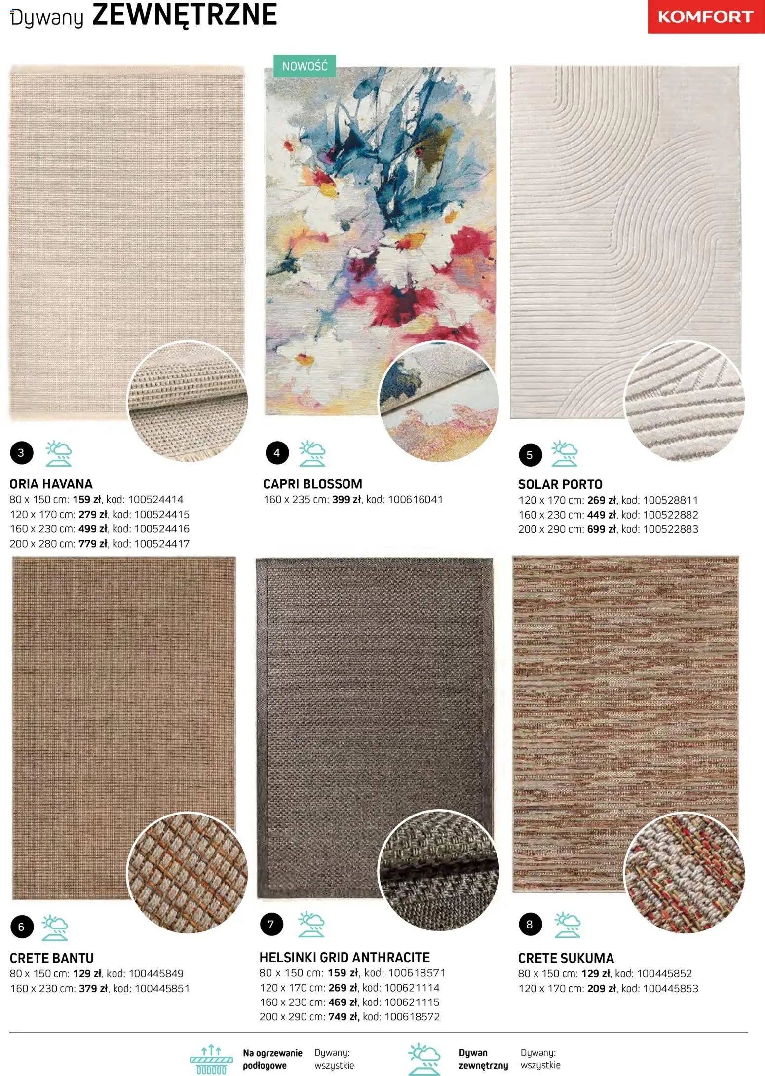 Komfort gazetka - Katalog dywanów