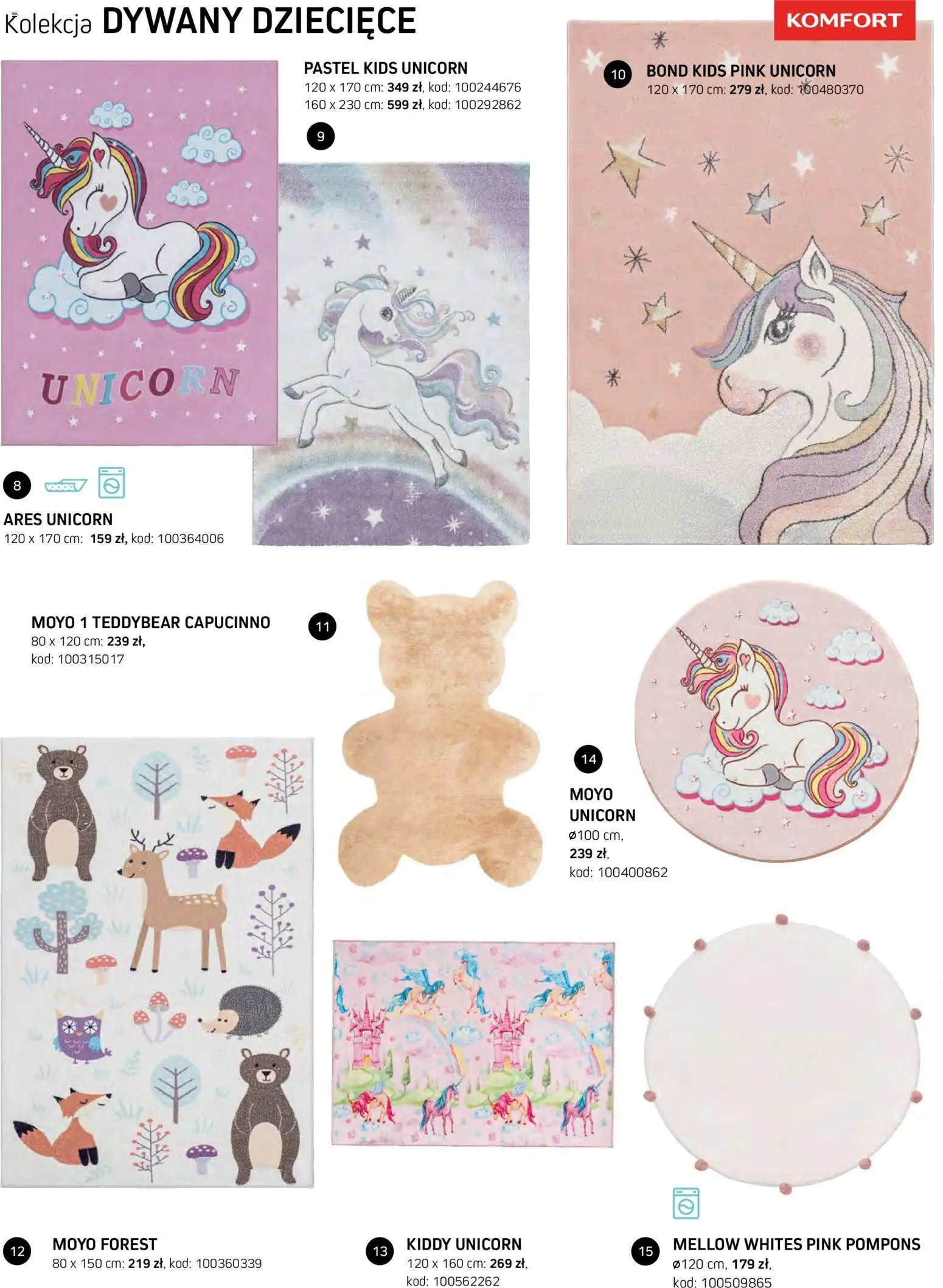 Komfort gazetka - Katalog dywanów