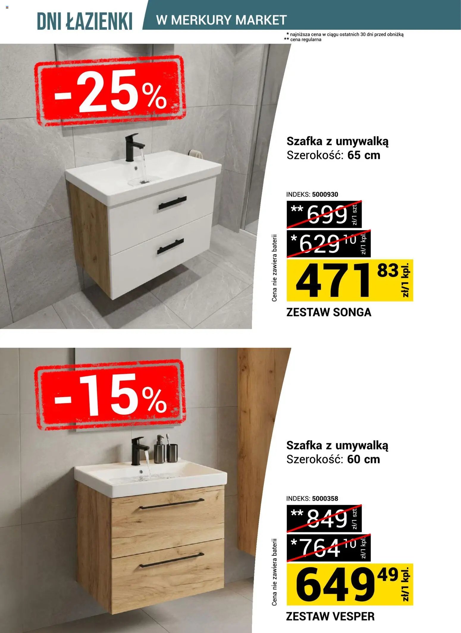 Merkury Market gazetka - Dni łazienki