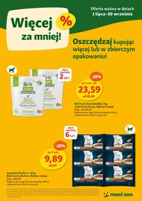 Maxi Zoo Gazetka - Więcej za mniej (2025-07-01 - 2025-09-30)
