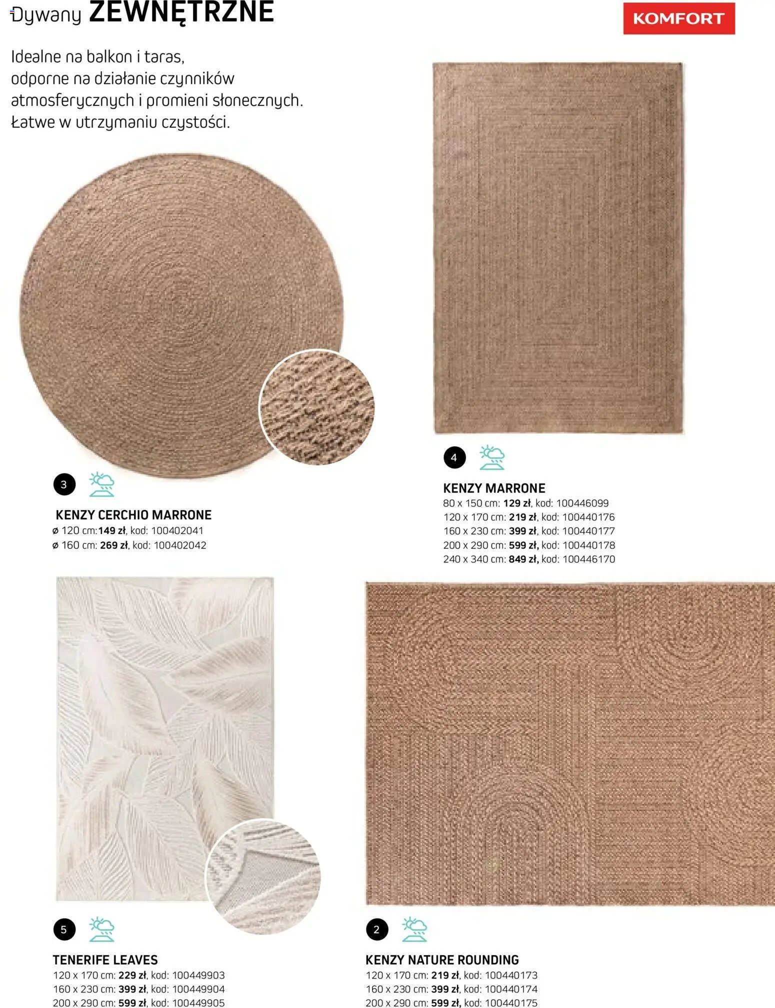 Komfort gazetka - Katalog dywanów