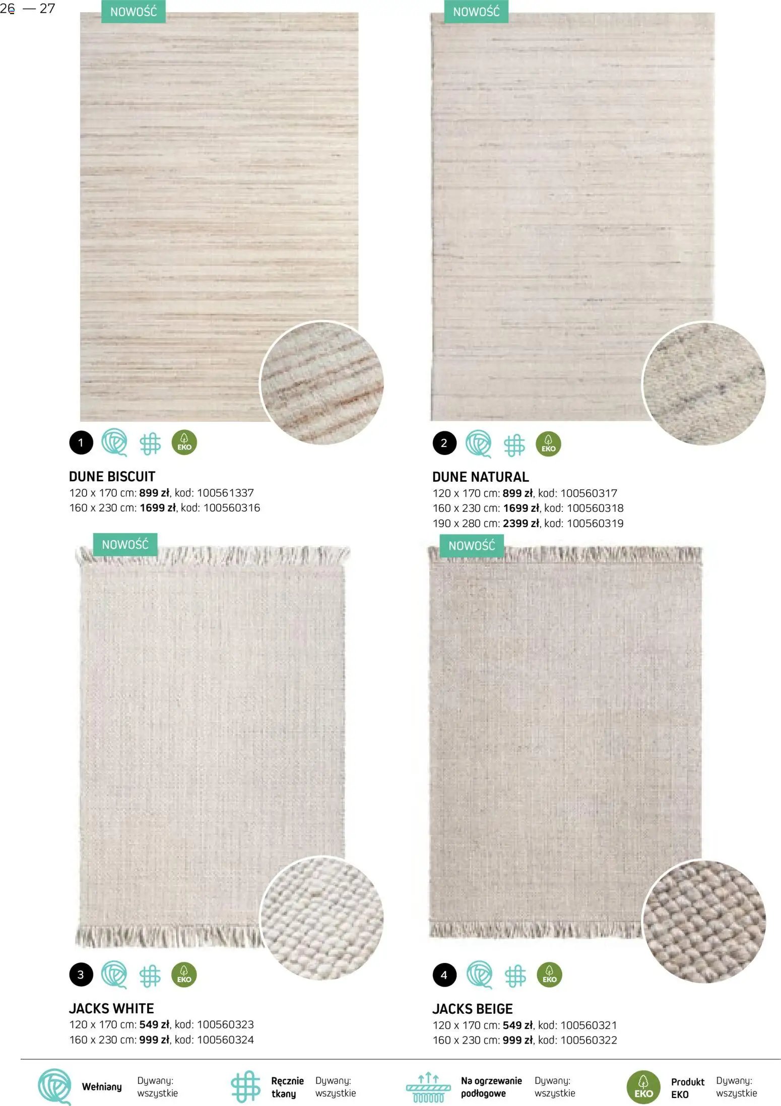 Komfort gazetka - Katalog dywanów