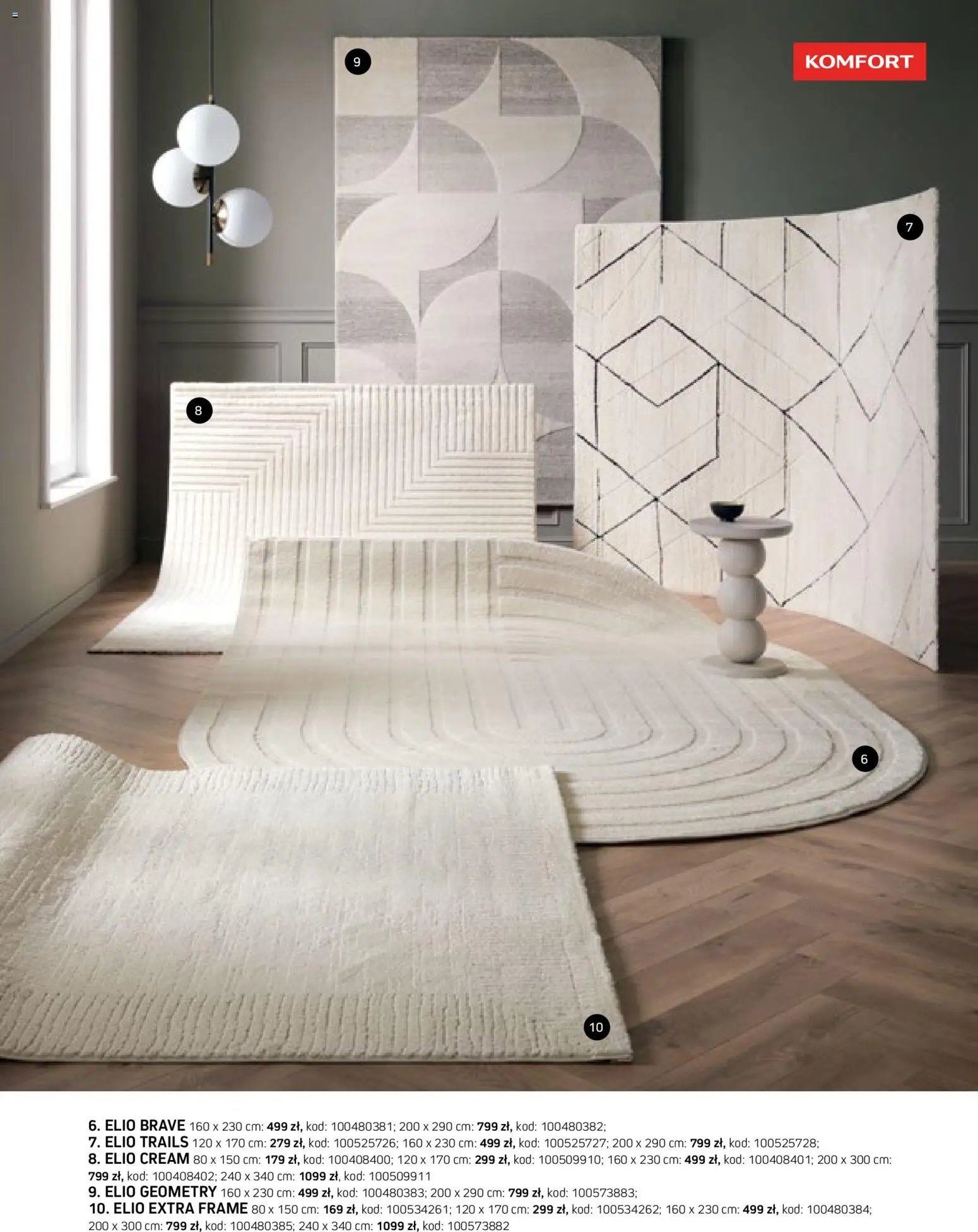 Komfort gazetka - Katalog dywanów