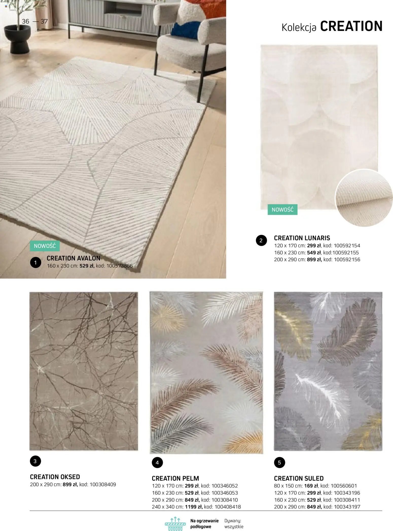 Komfort gazetka - Katalog dywanów