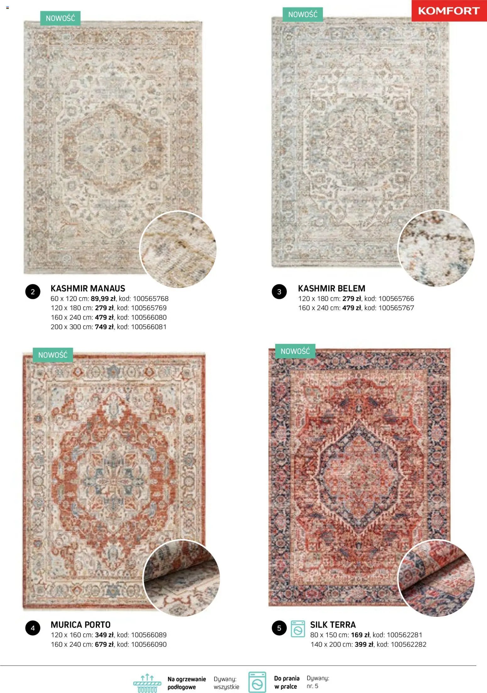 Komfort gazetka - Katalog dywanów