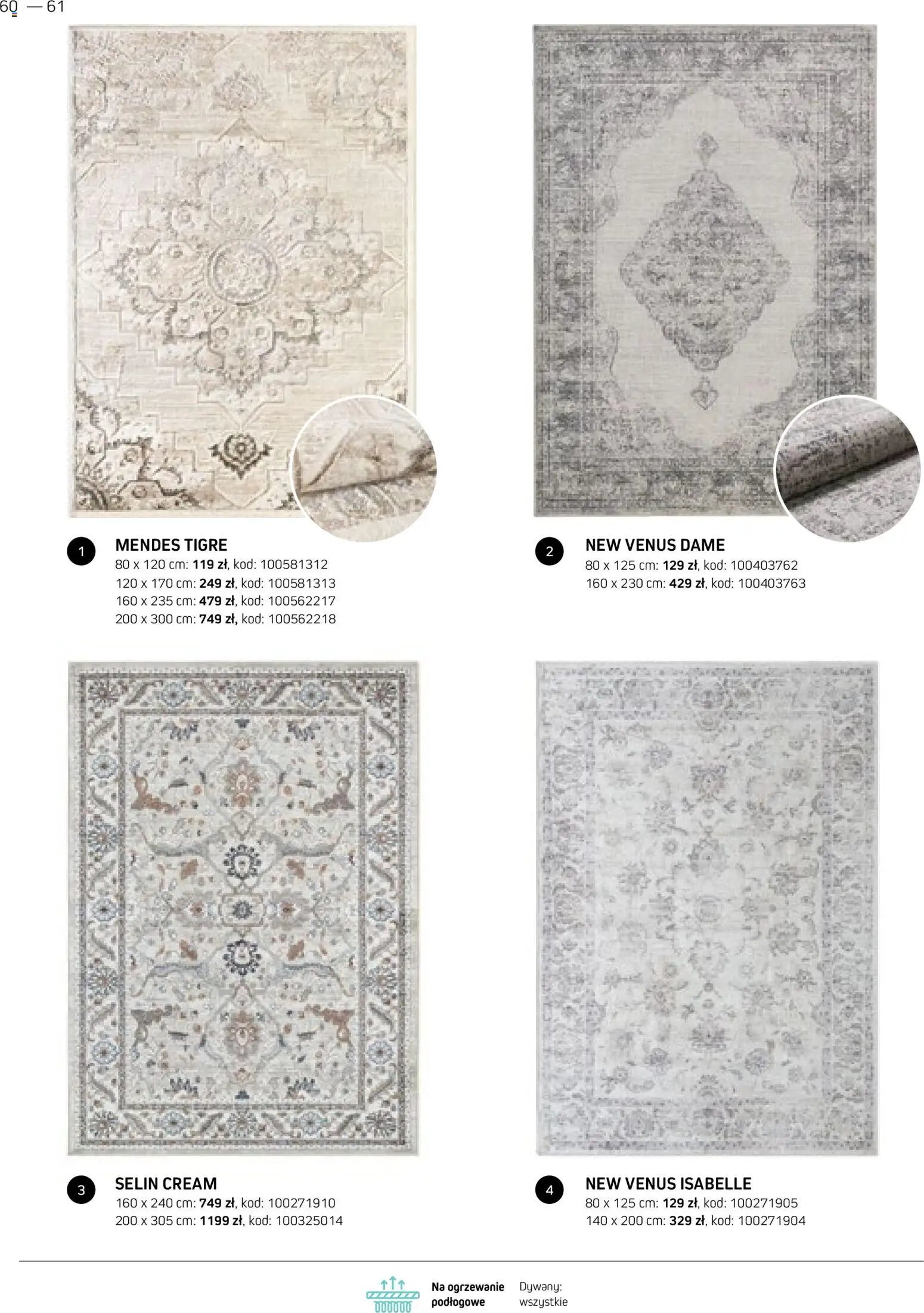 Komfort gazetka - Katalog dywanów
