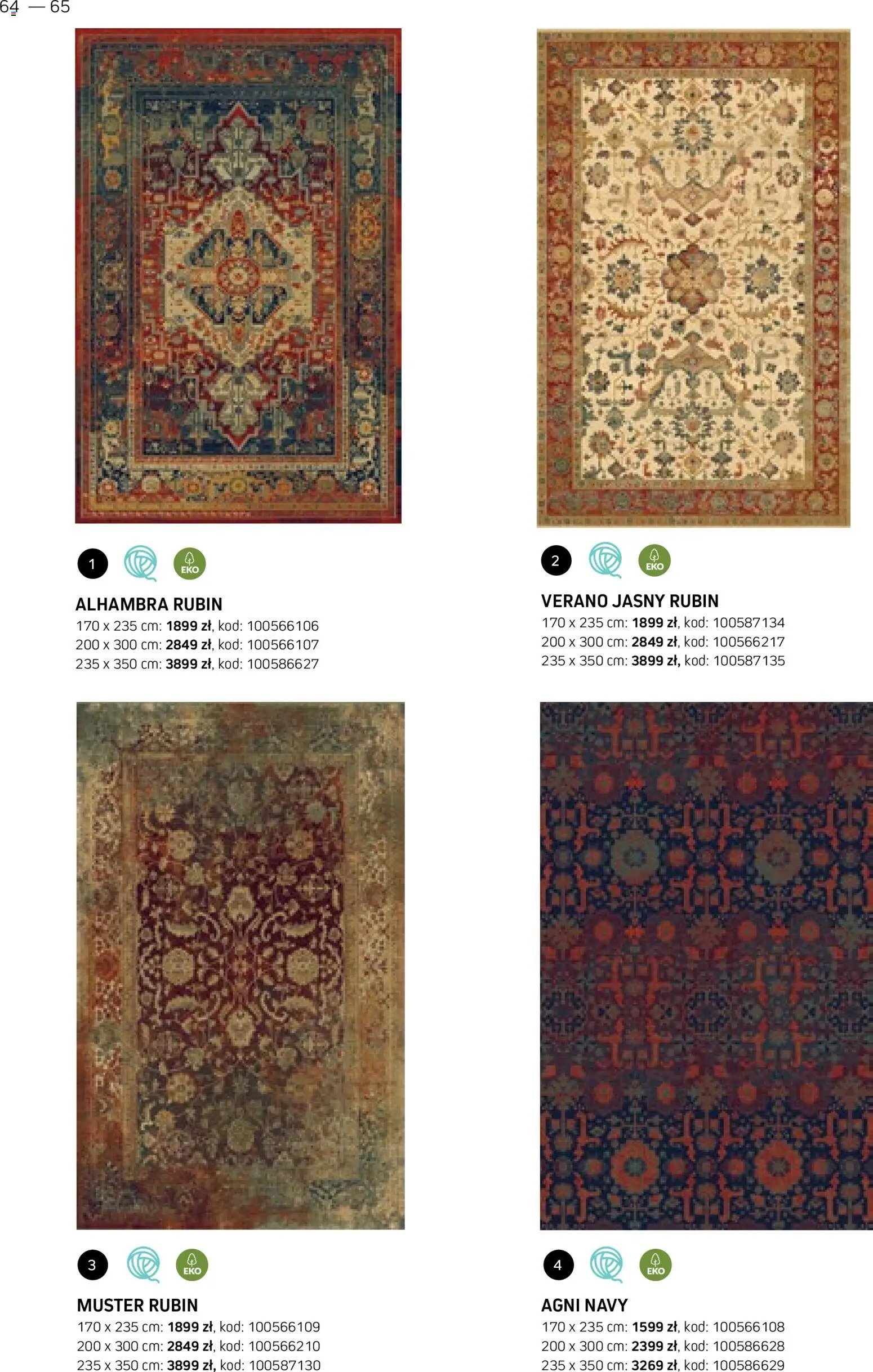 Komfort gazetka - Katalog dywanów