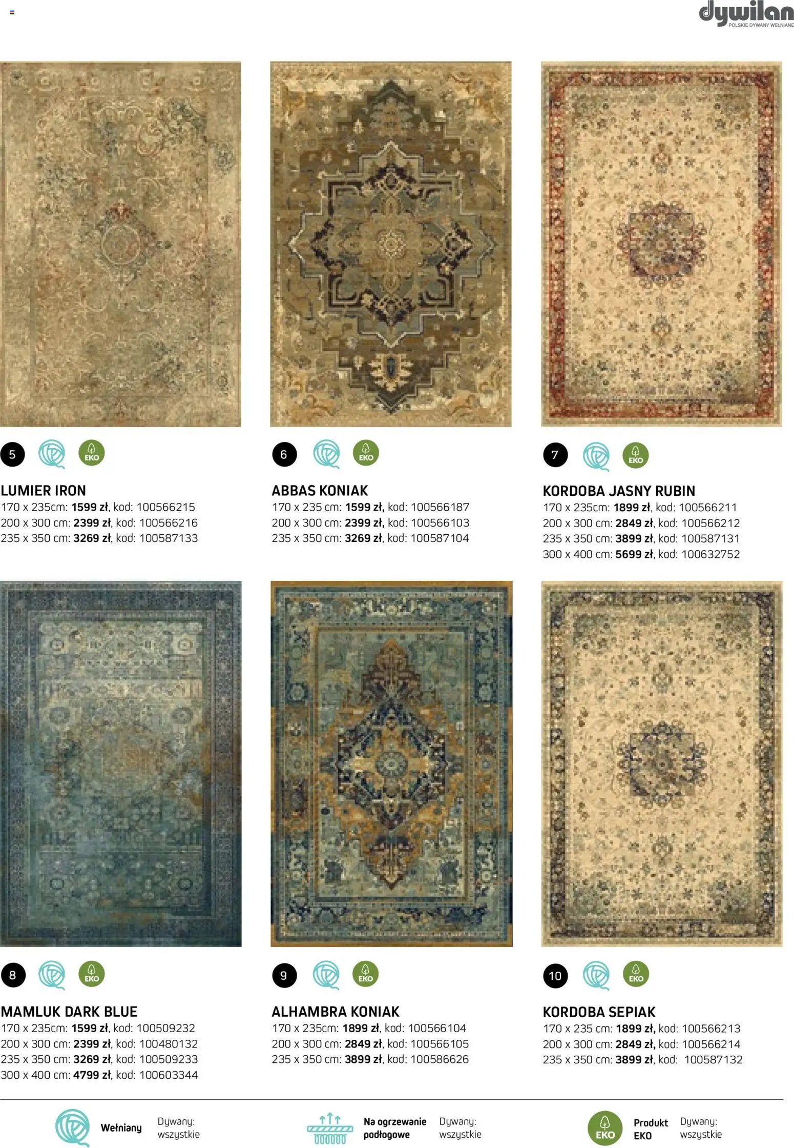 Komfort gazetka - Katalog dywanów