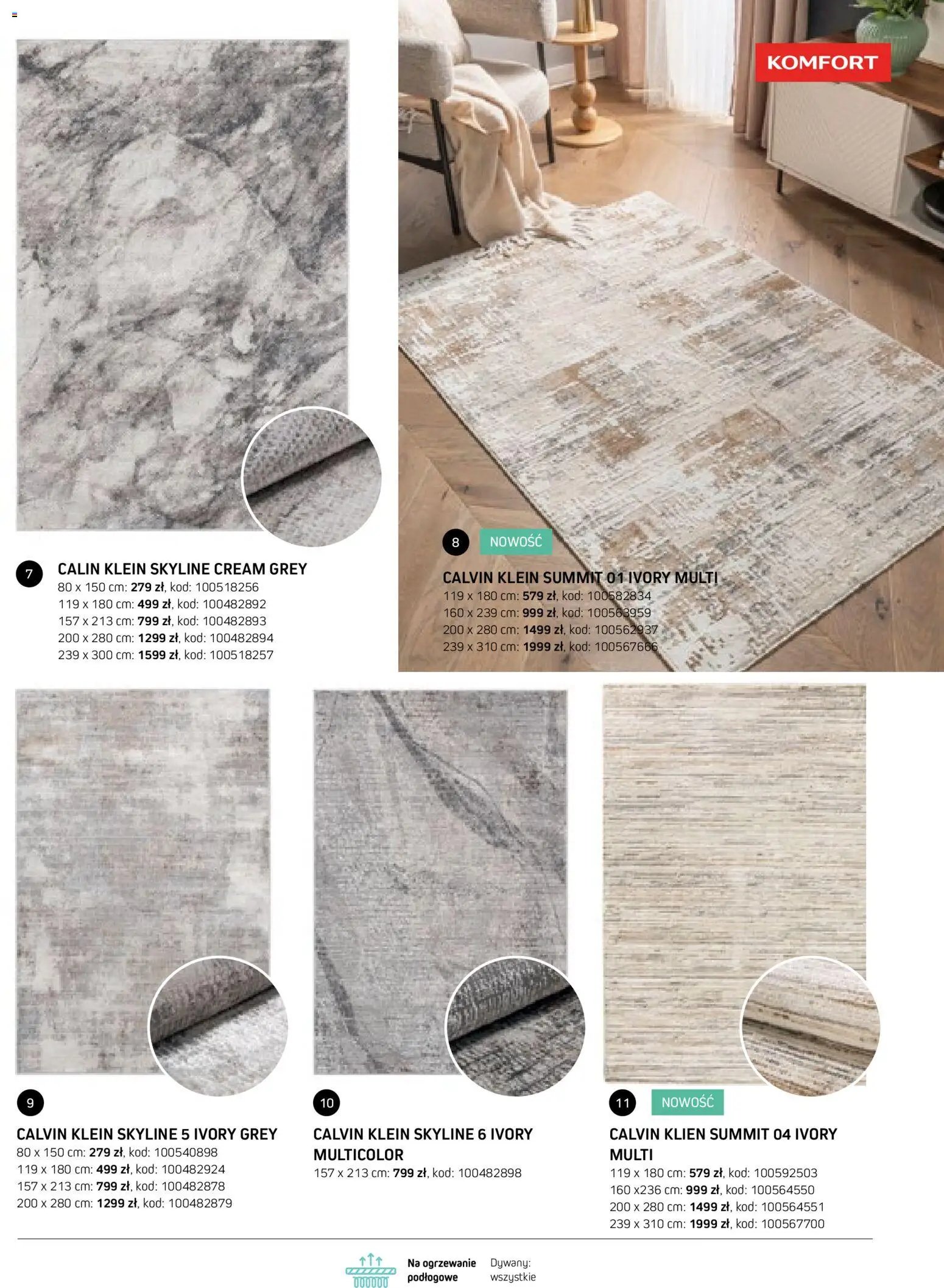 Komfort gazetka - Katalog dywanów