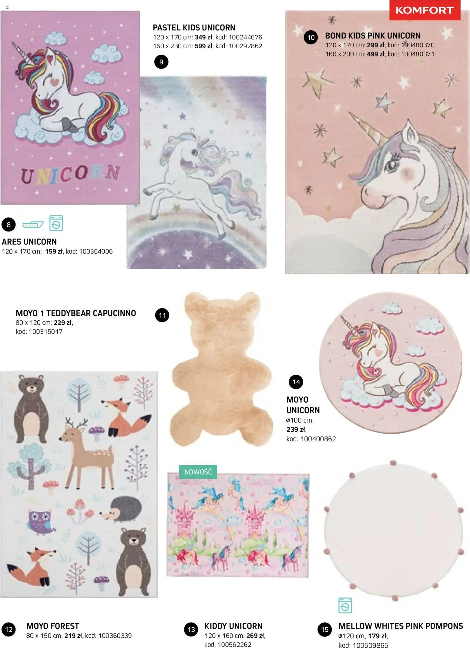 Komfort gazetka - Katalog dywanów
