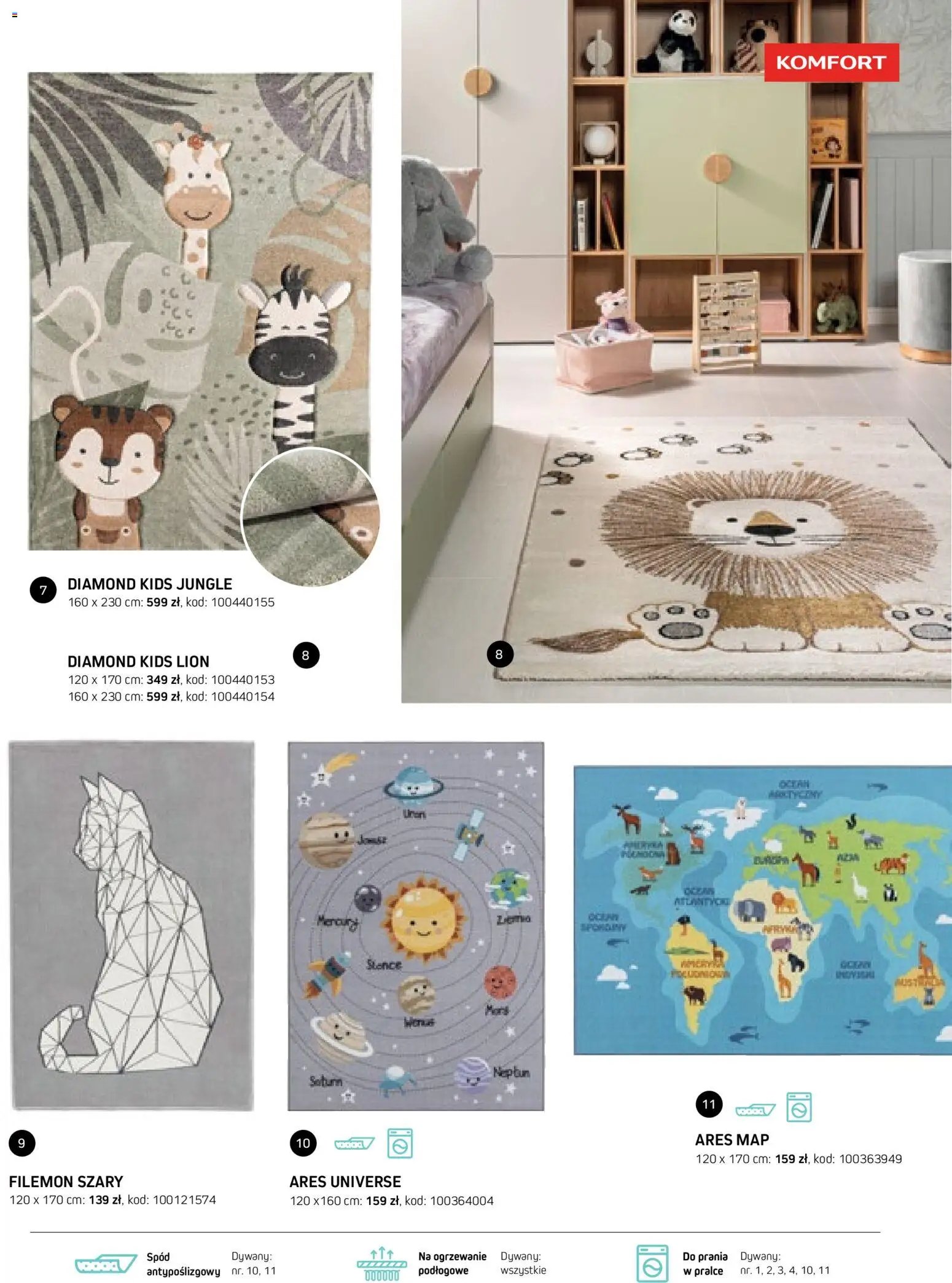 Komfort gazetka - Katalog dywanów