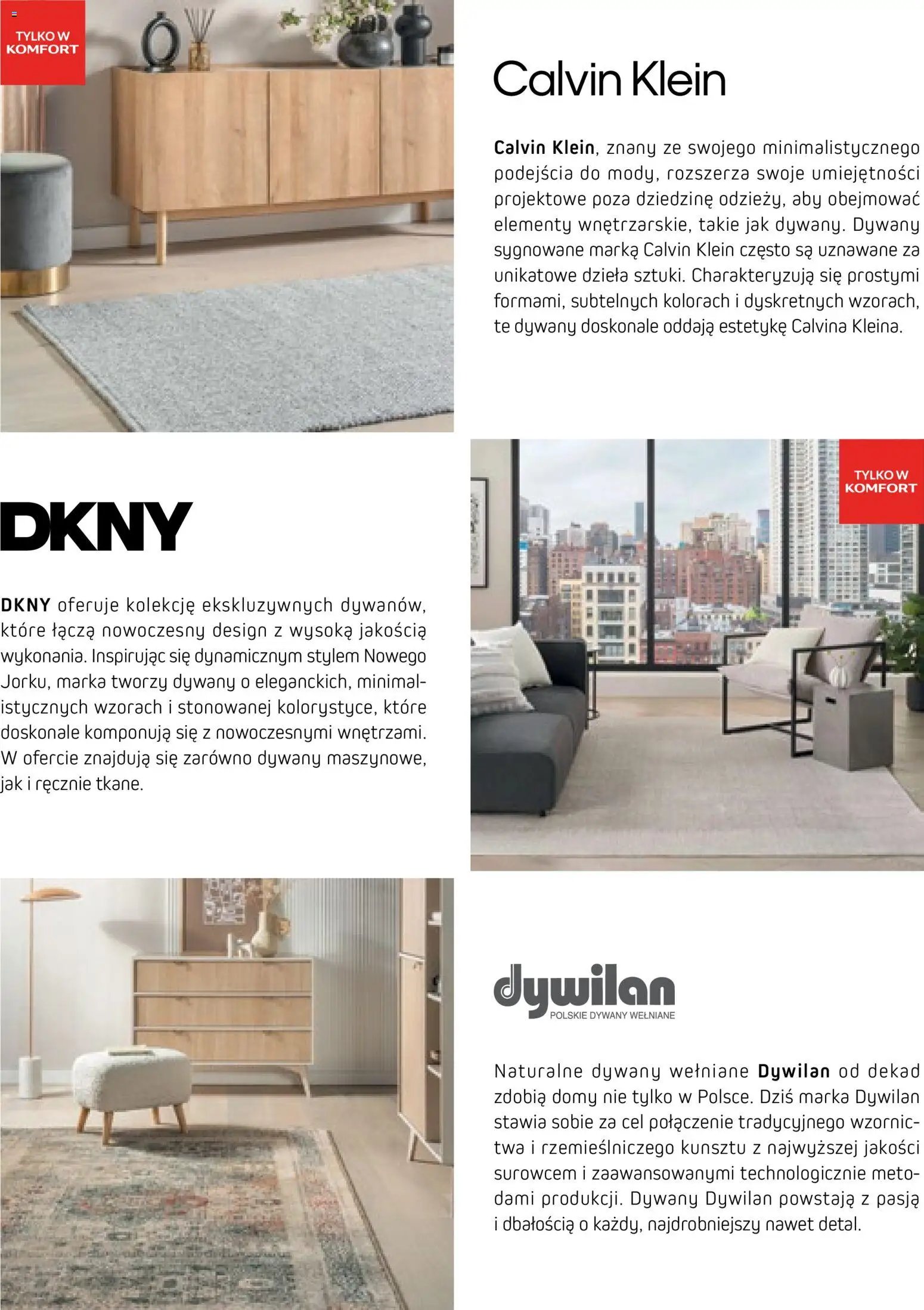 Komfort gazetka - Katalog dywanów