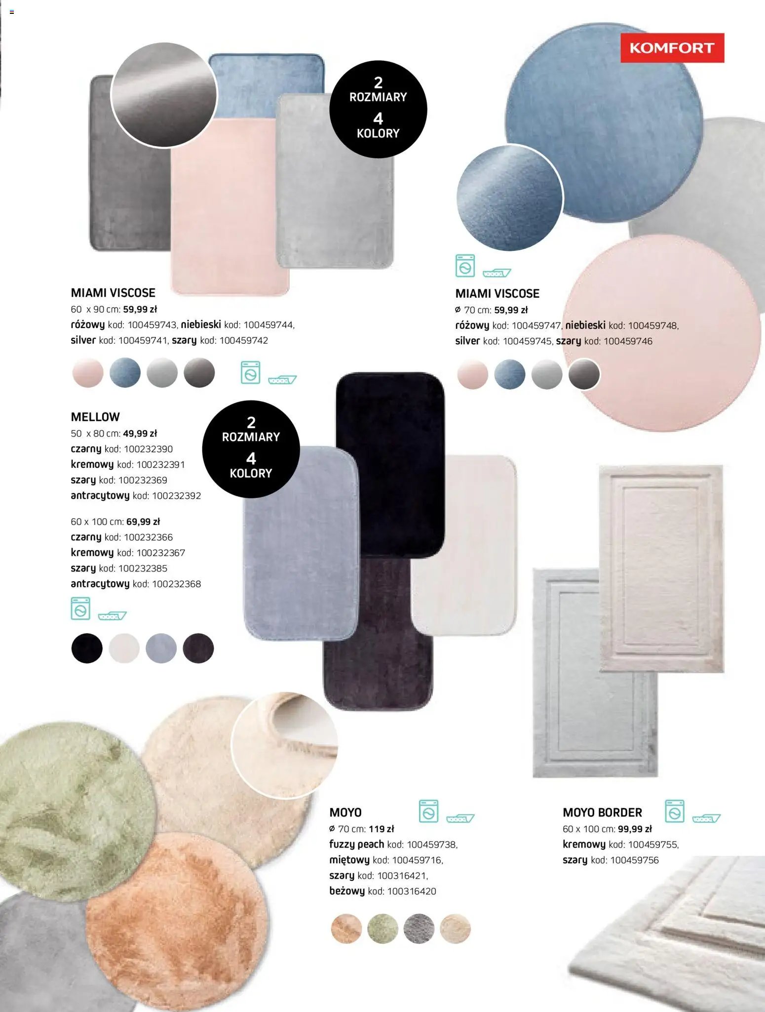 Komfort gazetka - Katalog dywanów