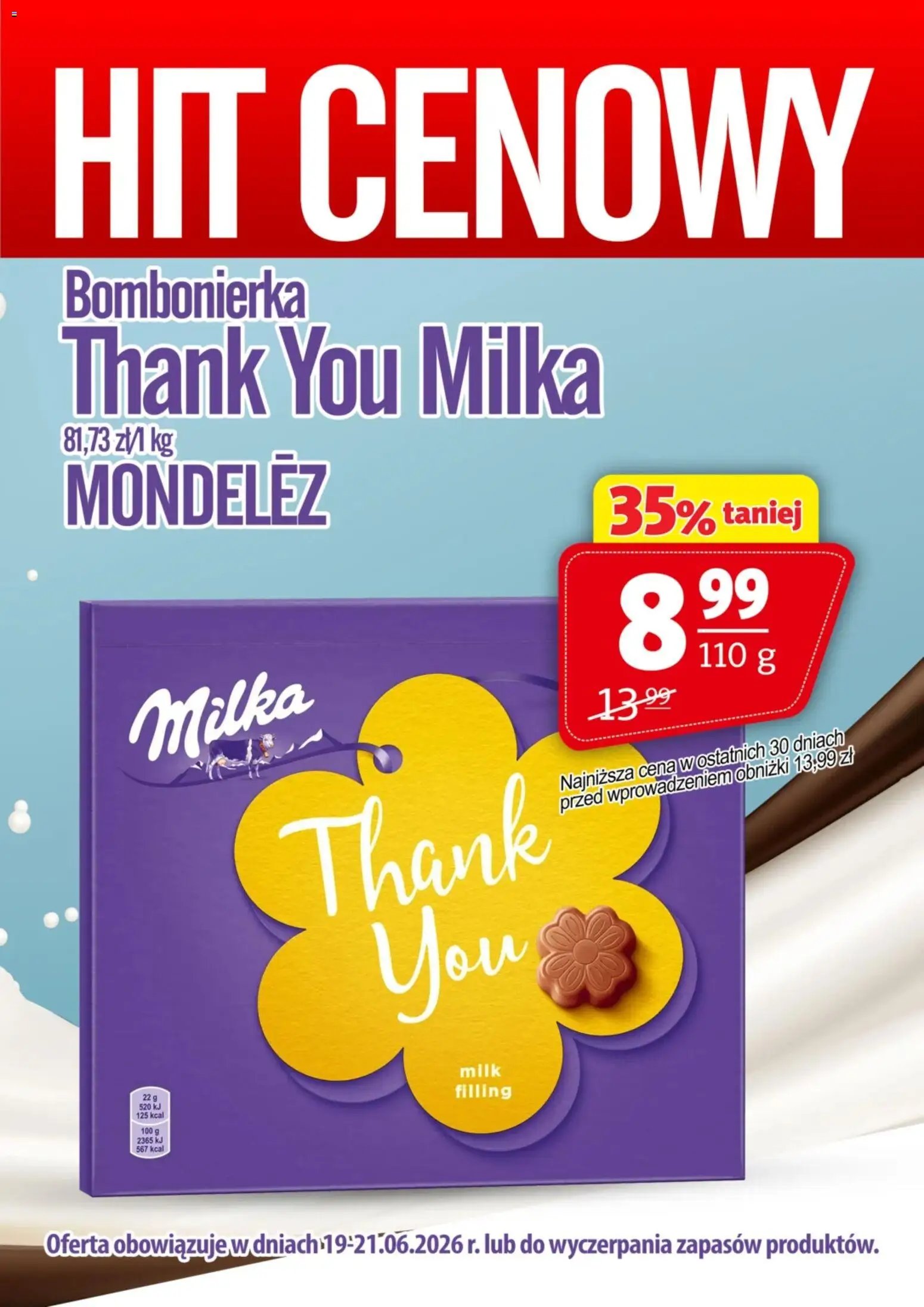 Prim Market promocja - Bombonierka Thank You Milka