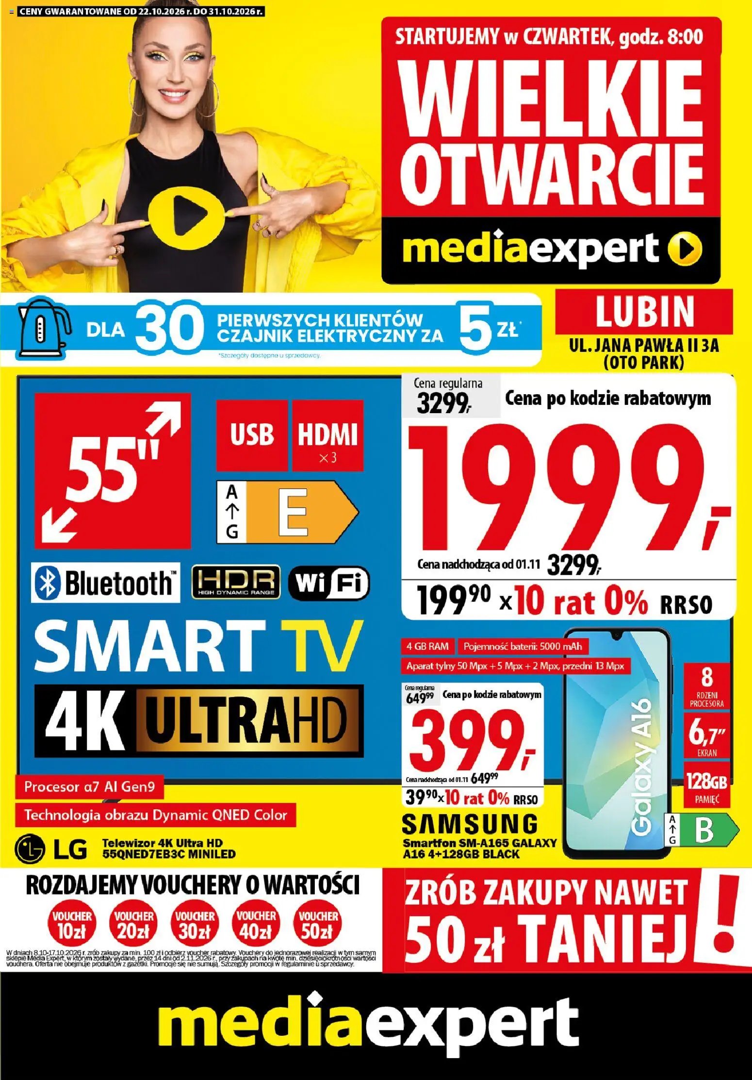 Mediaexpert promocje - Wielkie otwarcie Lubin