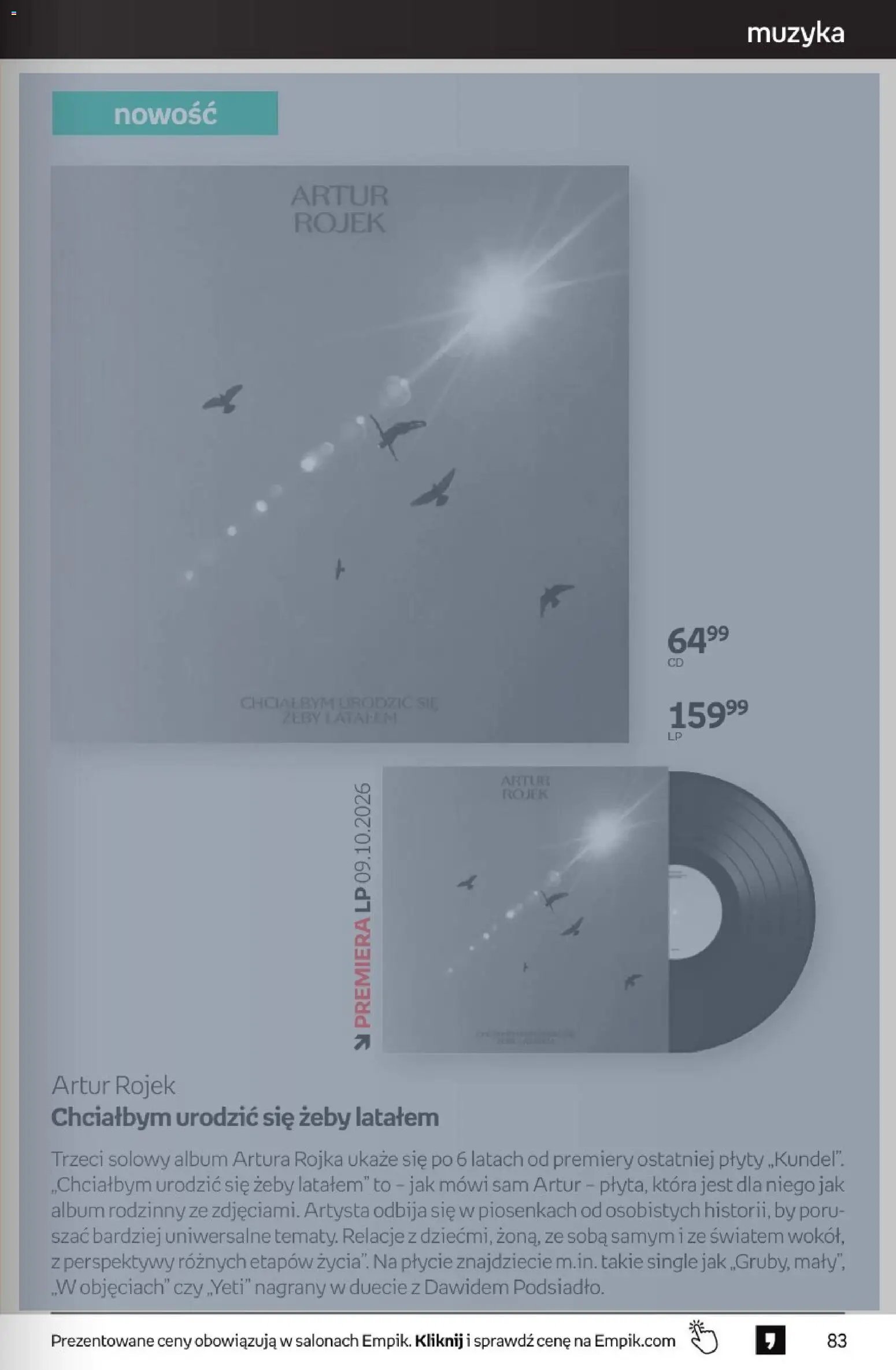 Empik promocje - Tom kultury Muzyka