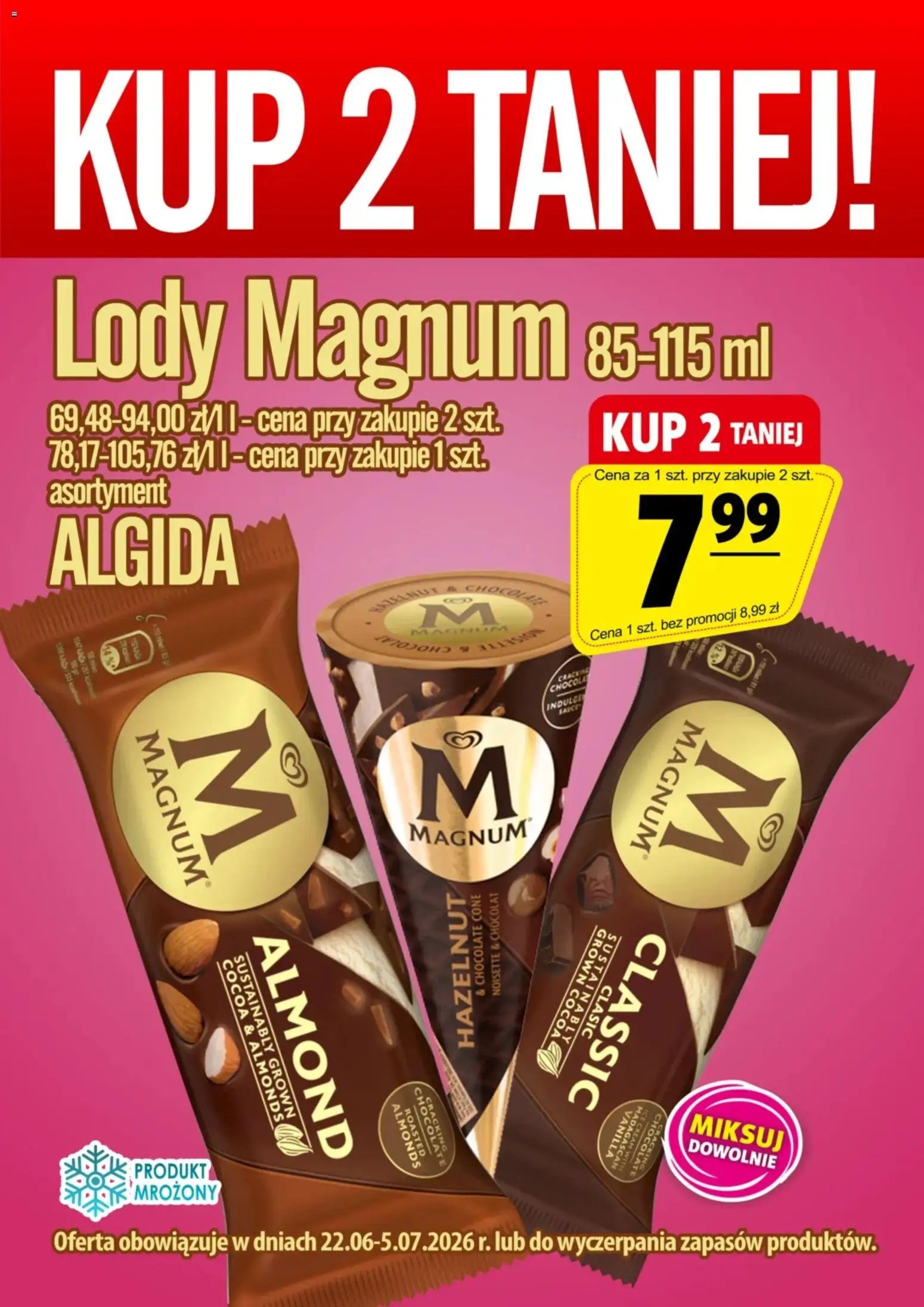 Prim Market promocja - Lody Magnum