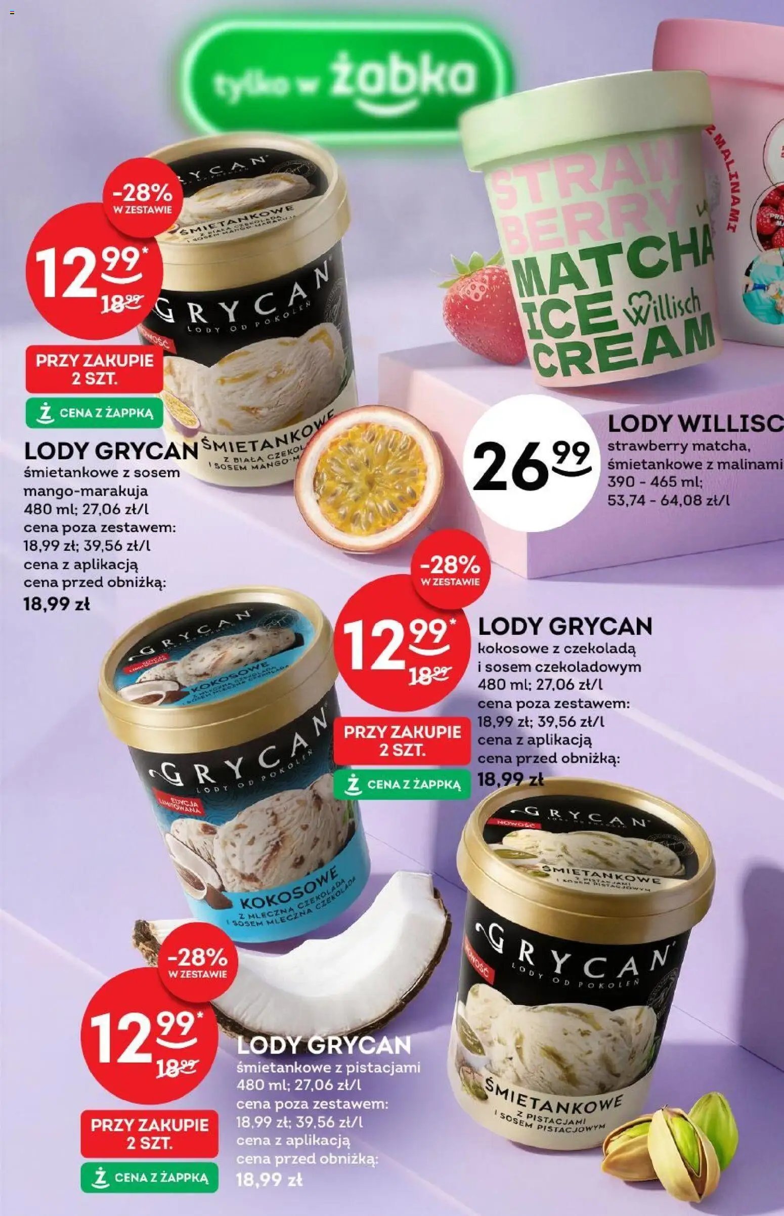 Żabka gazetka - Katalog lodowy