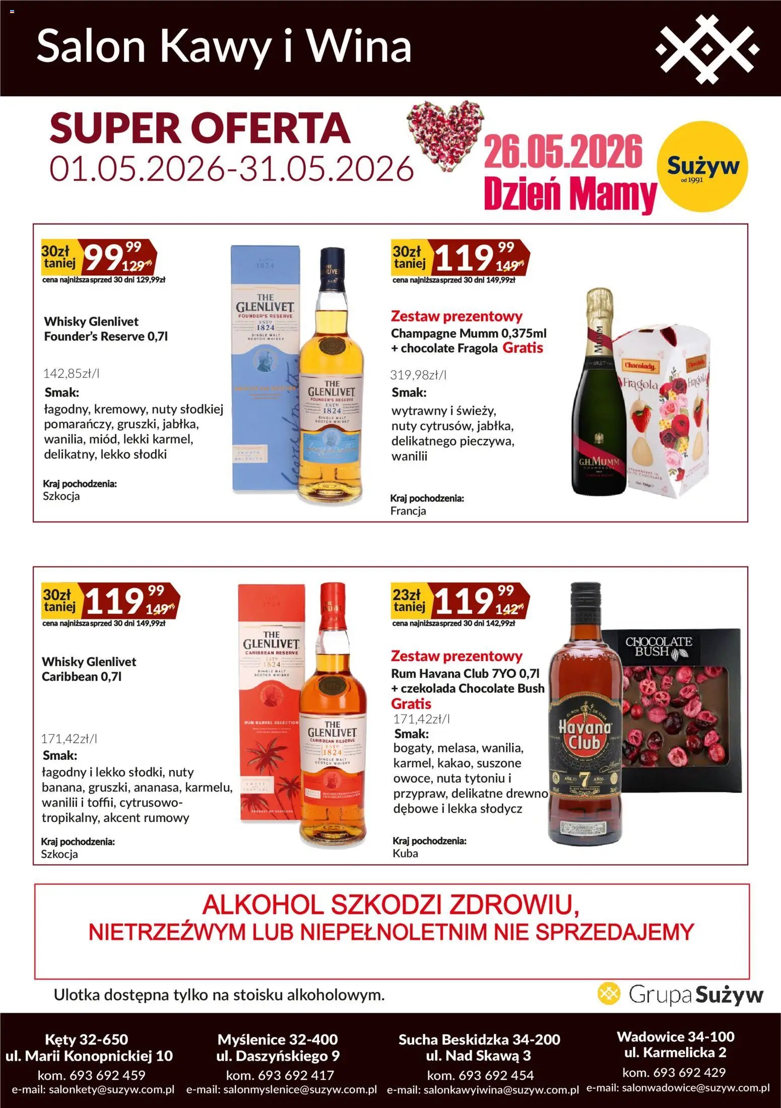 Sużyw gazetka - Salon kawy i wina