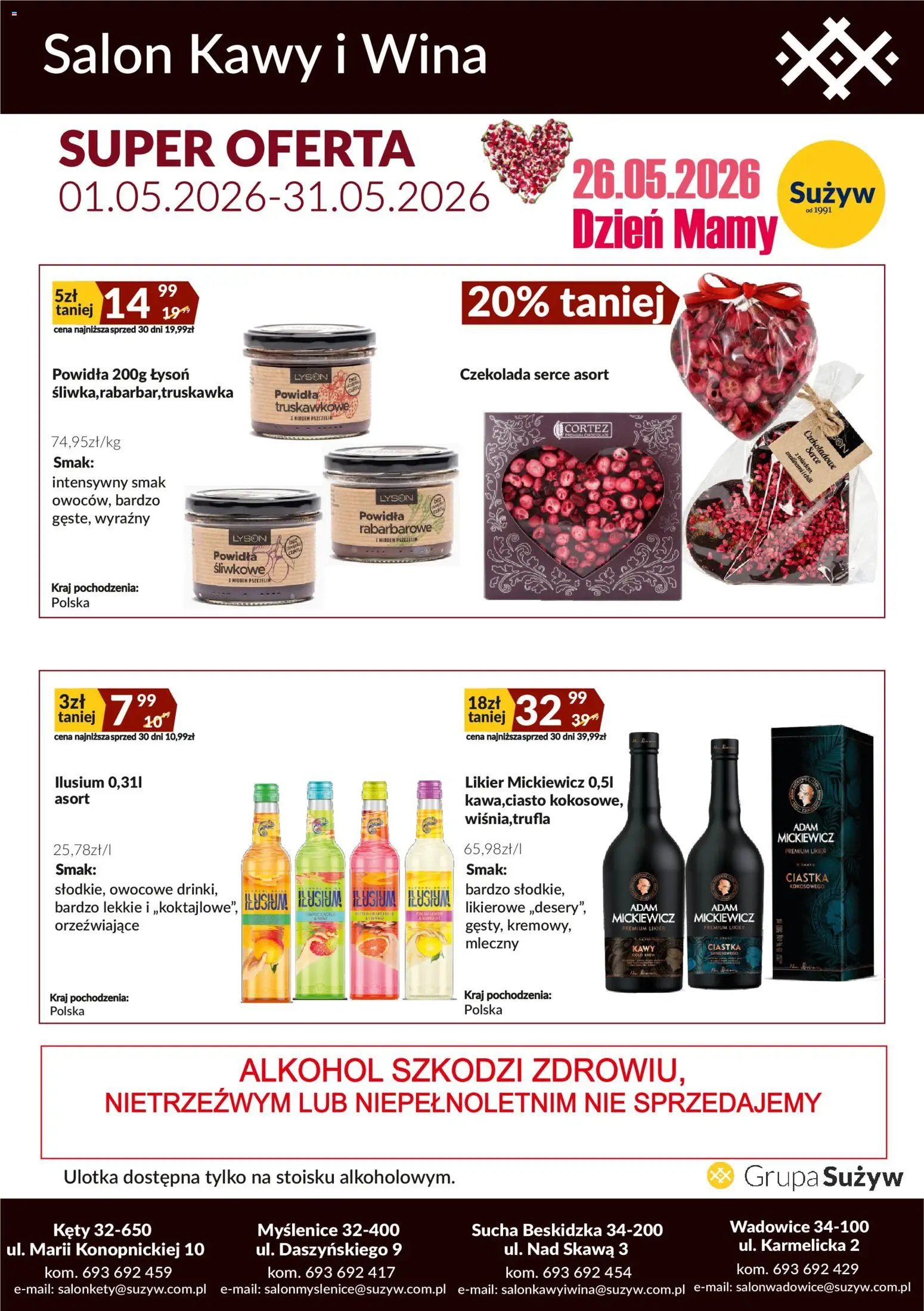 Sużyw gazetka - Salon kawy i wina