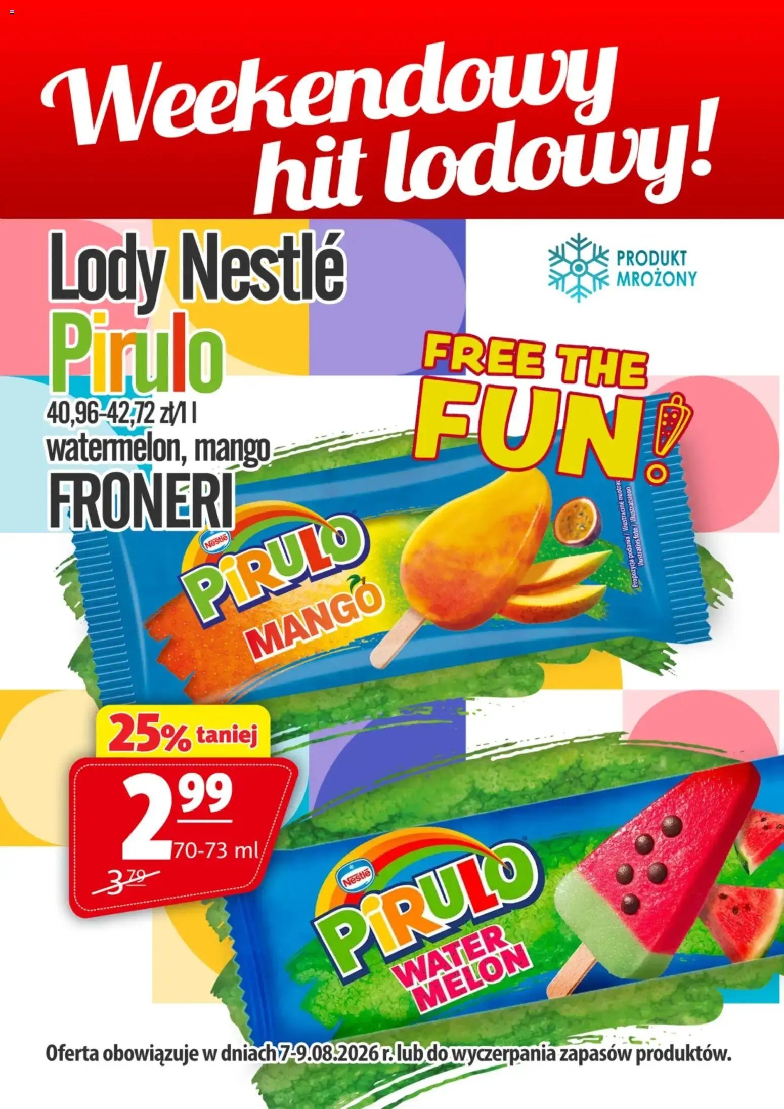 Prim Market promocja - Lody Pirulo