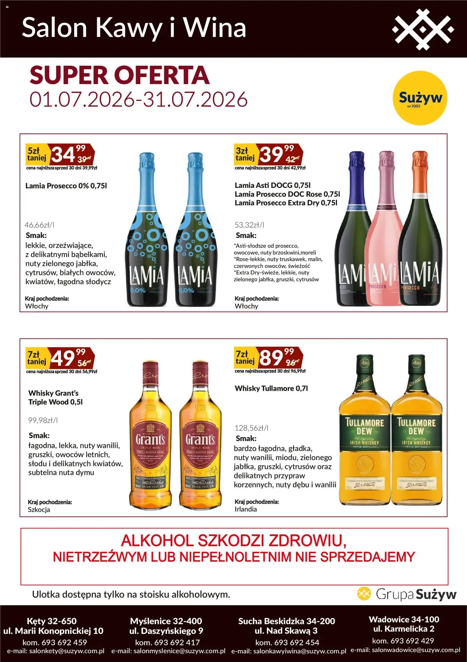 Sużyw gazetka - Salon kawy i wina
