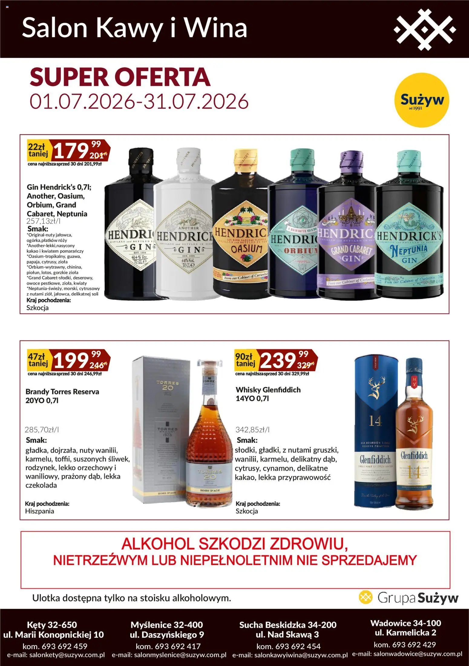 Sużyw gazetka - Salon kawy i wina