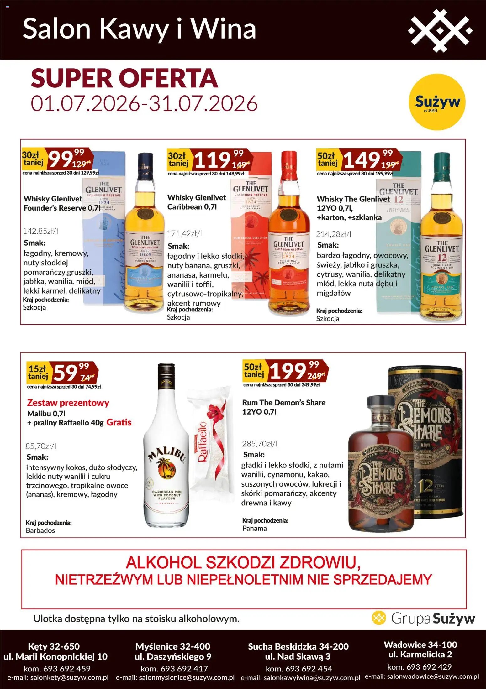 Sużyw gazetka - Salon kawy i wina