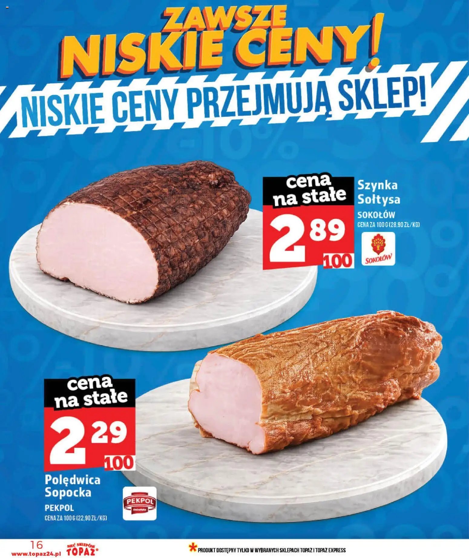 Topaz gazetka - Ceny małe na stałe
