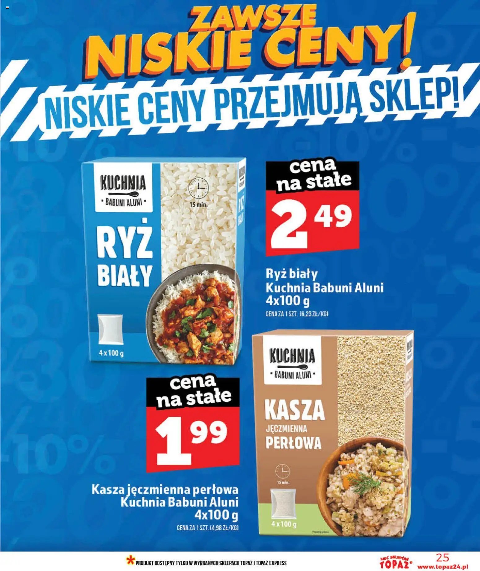 Topaz gazetka - Ceny małe na stałe